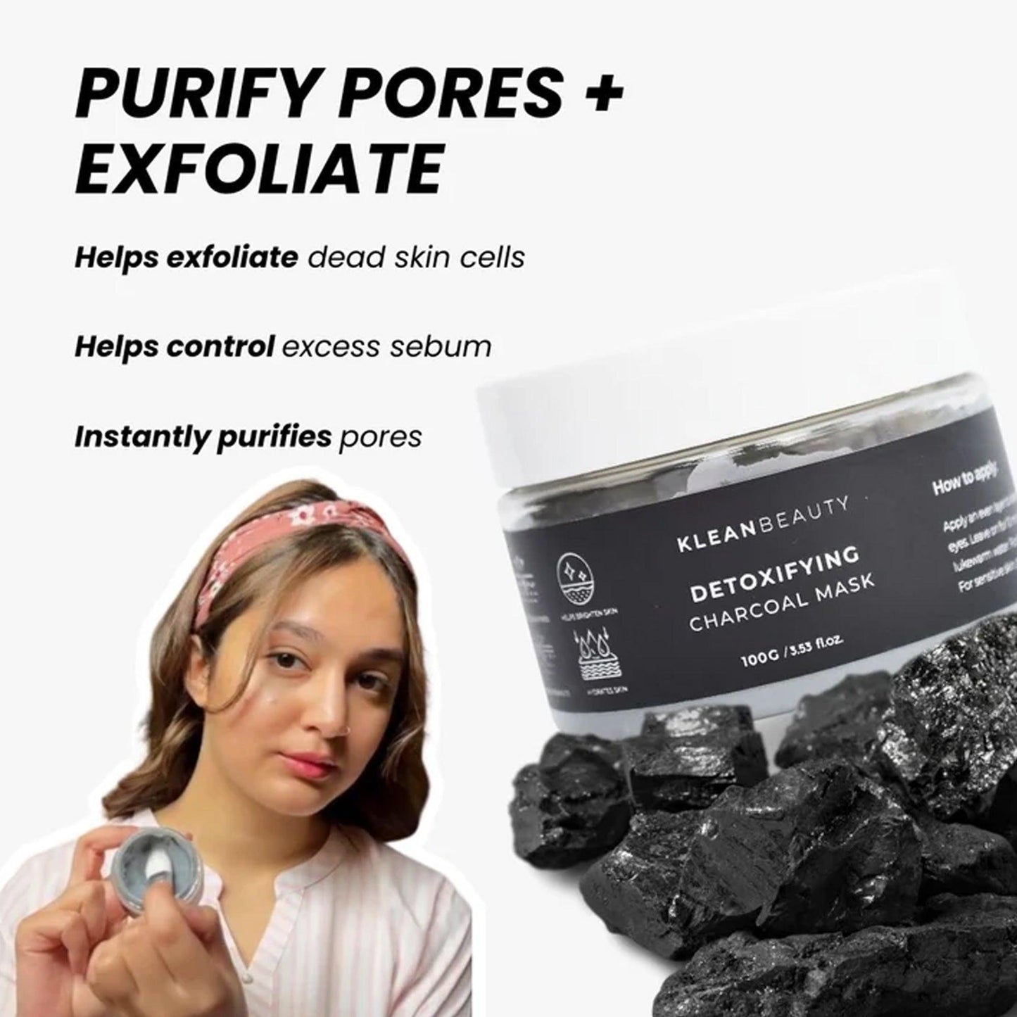 Klean Beauty Detoxifying Charcoal Mask