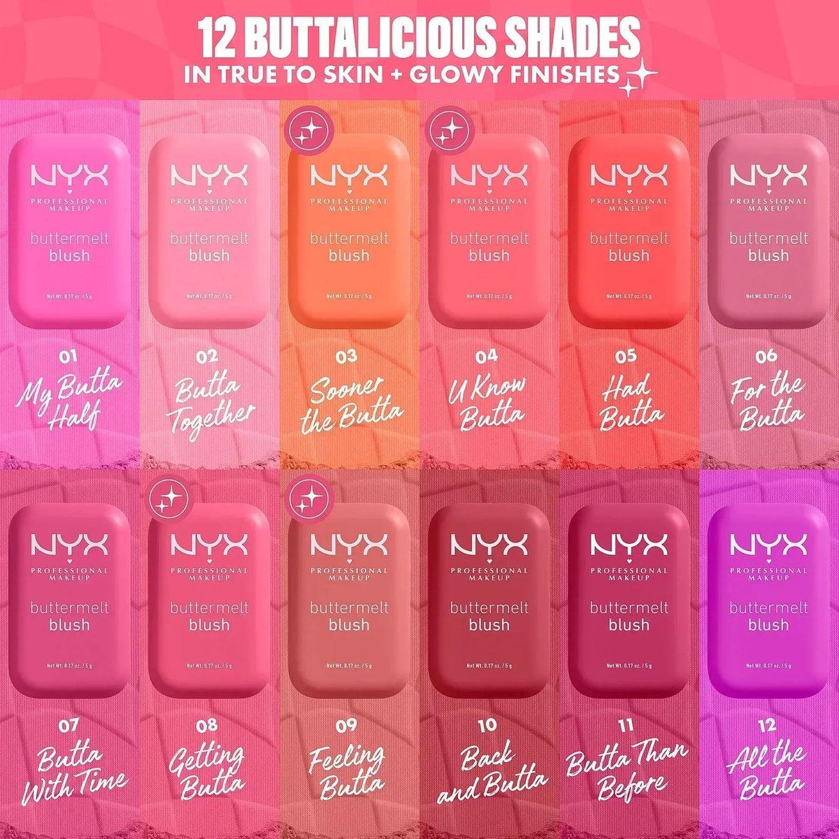 NYX Buttermelt Blush 5gm