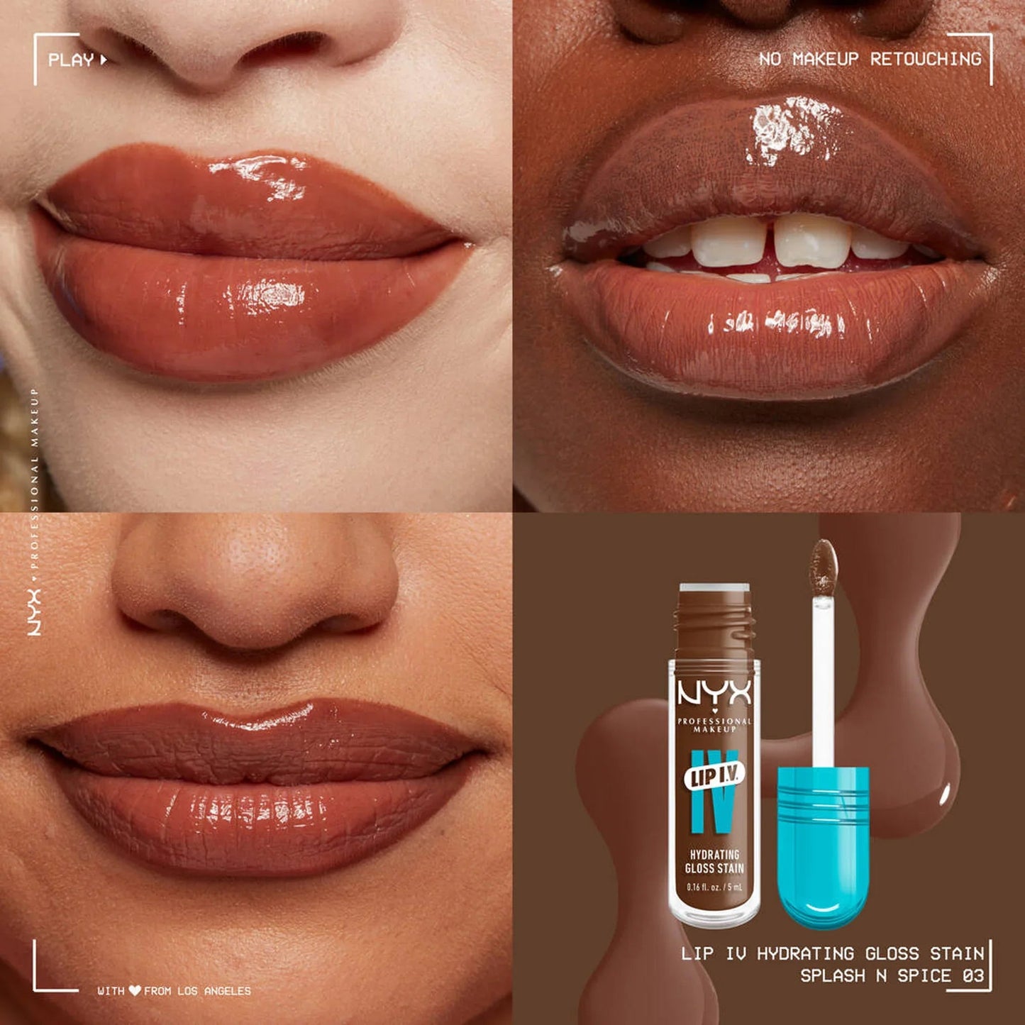 NYX Lip IV Hydrating Gloss Stain 5ml