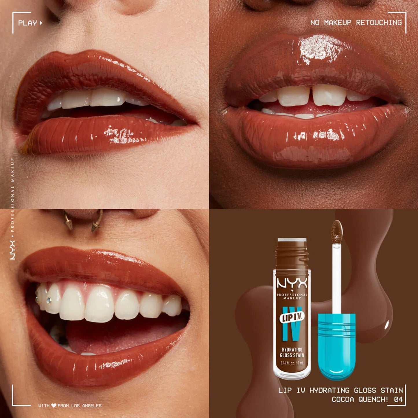 NYX Lip IV Hydrating Gloss Stain 5ml