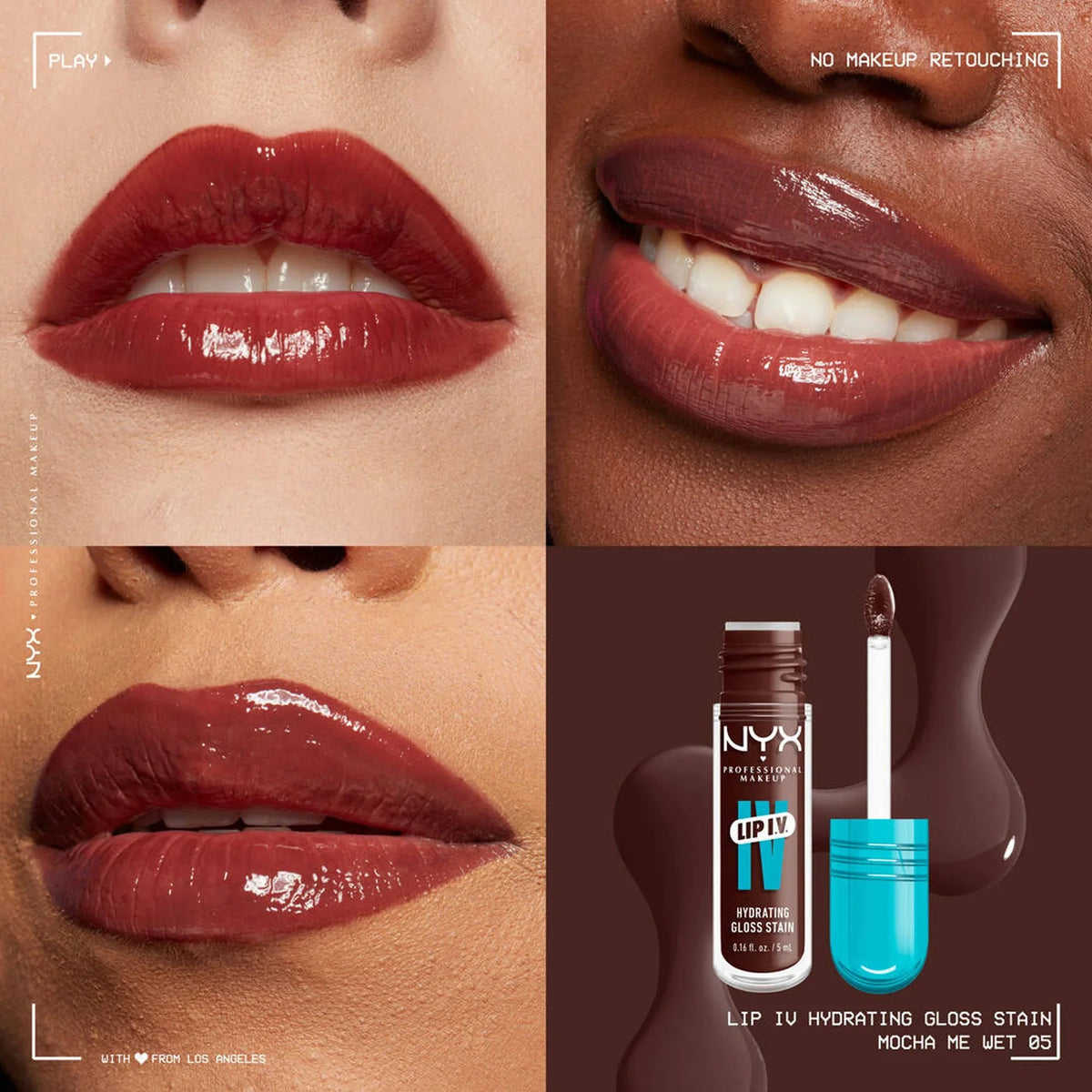 NYX Lip IV Hydrating Gloss Stain 5ml