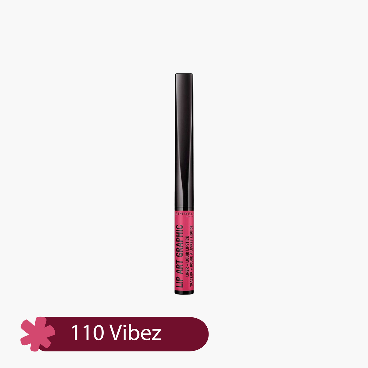 Rimmel Lip Art Graphic Liner + Liquid Lipstick 1.8ml