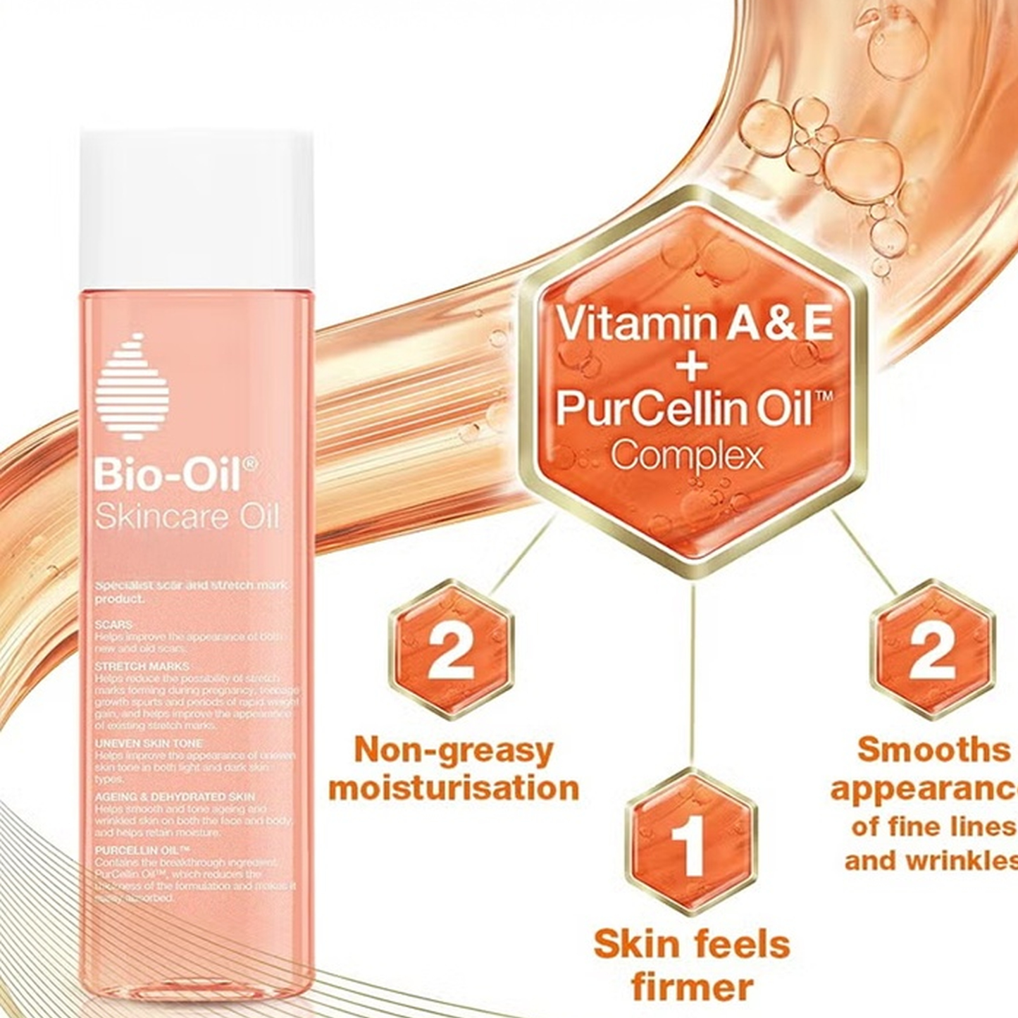 Bio Oil Skincare Oil for Scars, Stretch Marks & Uneven Skin Tone