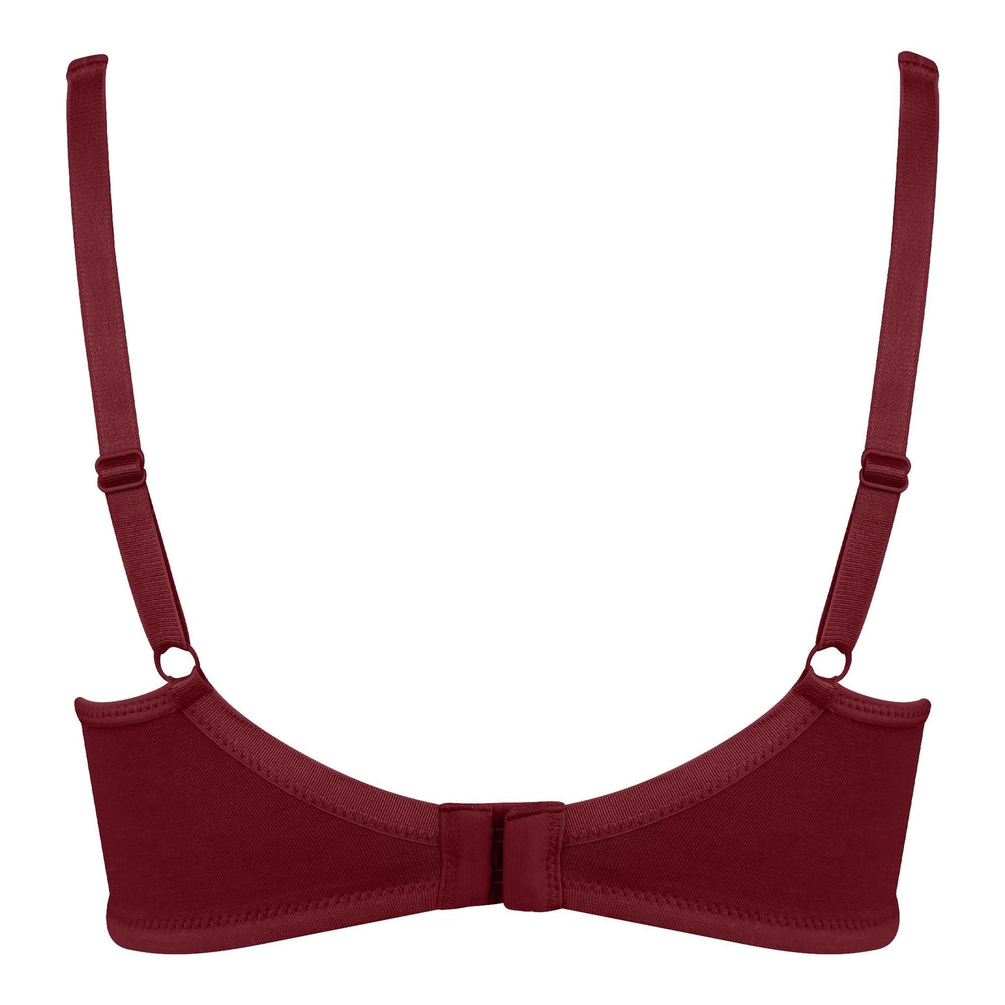 BLS Cali Non Wired And Non Padded Cotton Bra Burgundy