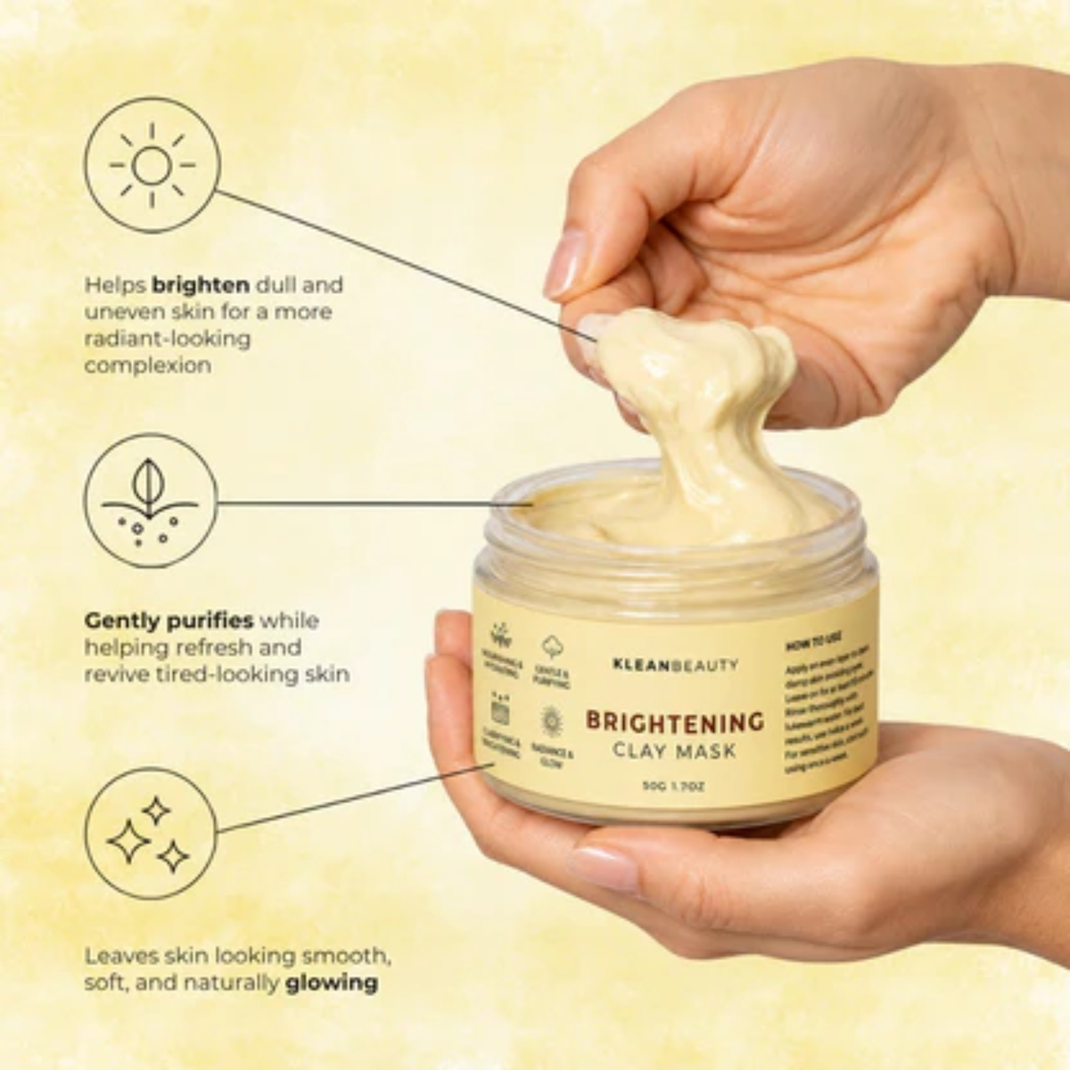 Klean Beauty Brightening Clay Mask