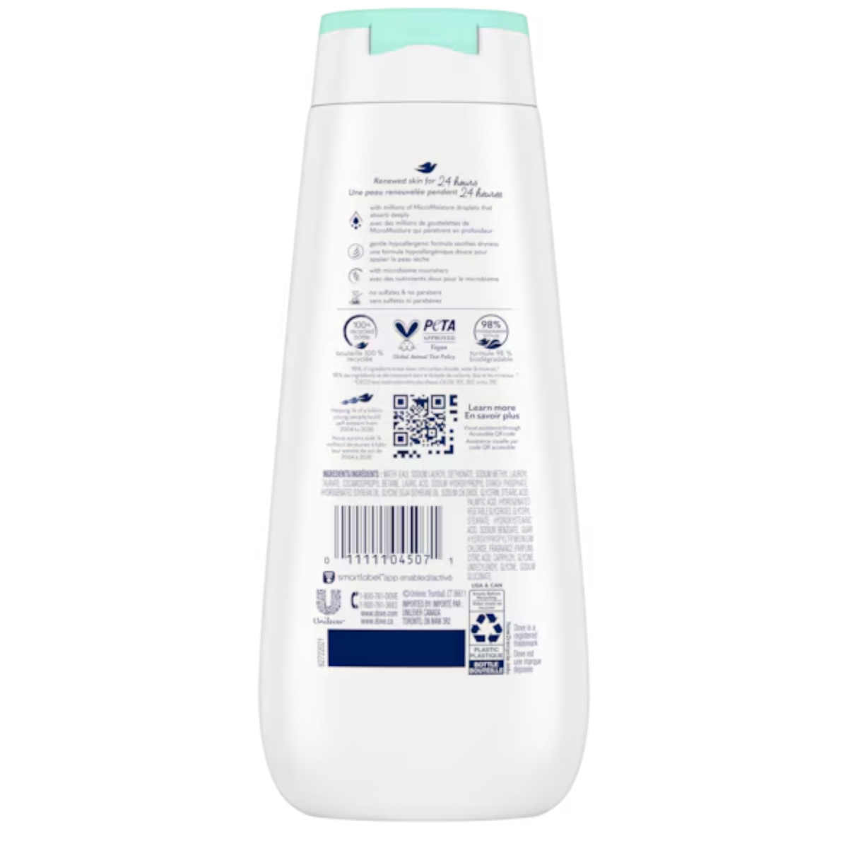 Dove Sensitive Skin Hypoallergenic Body Wash