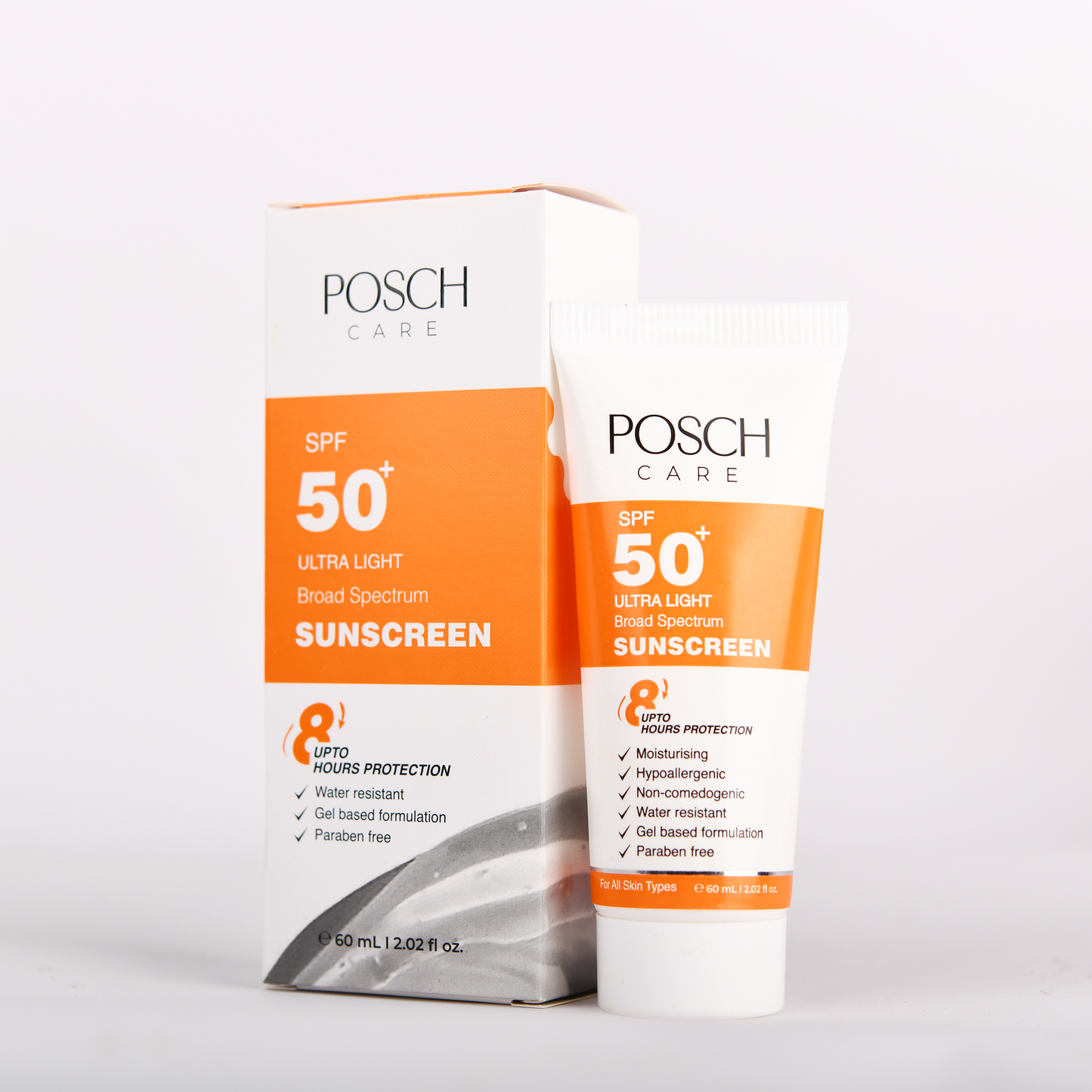Posch Care Ultra Light Broad Spectrum Sunscreen SPF 50+ 60ml