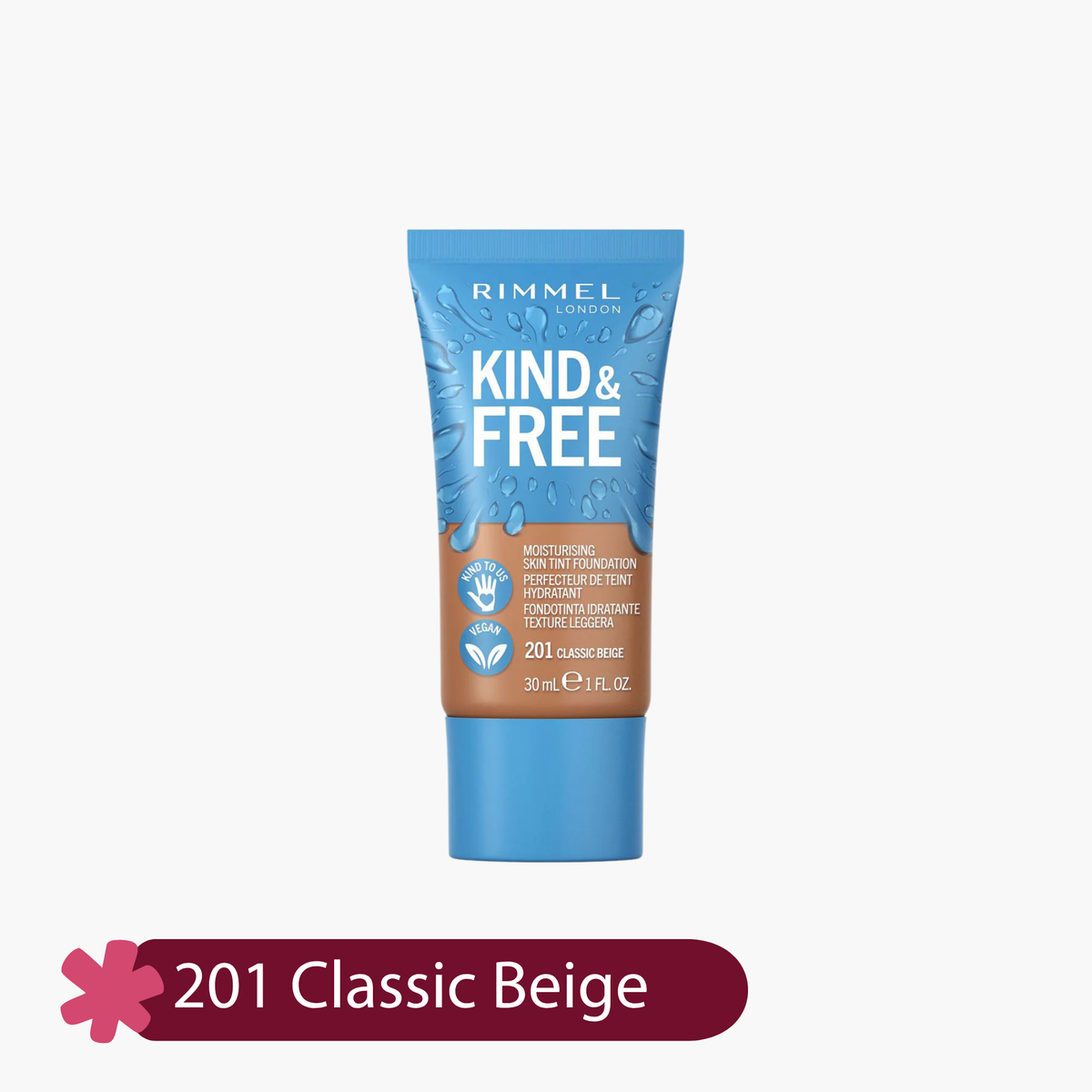 Rimmel Kind & Free Moisturising Skin Tint Foundation 30ml