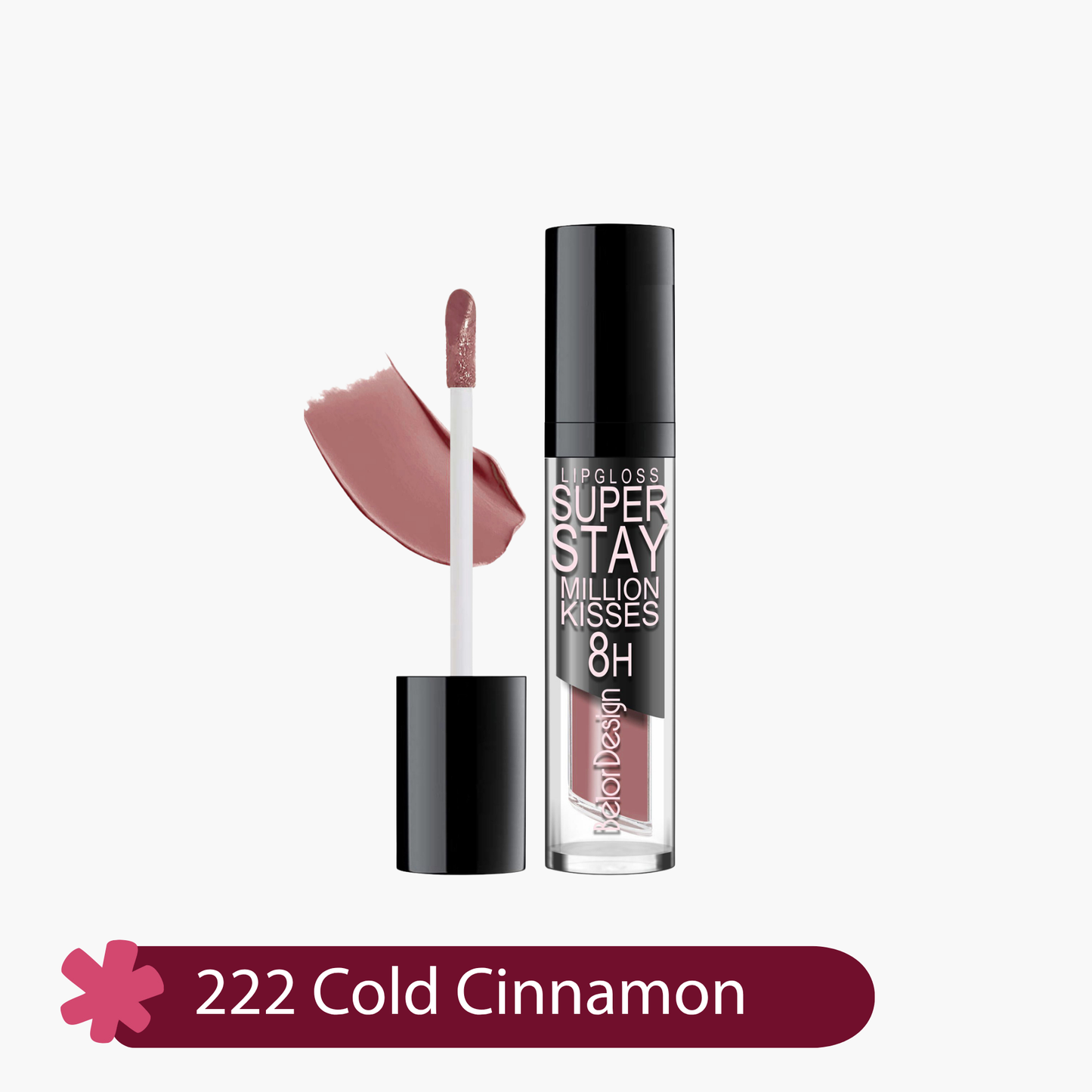 Belor Design Non Stop Intense Colour Super Stay Million Kisses 8H Lip Gloss 4gm