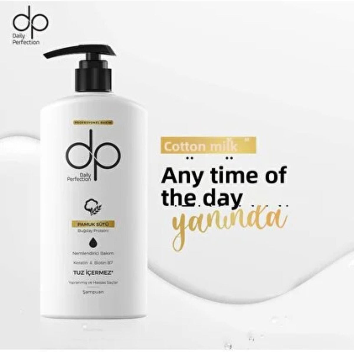 Daily Perfection Cotton Milk Salt Free Shampoo