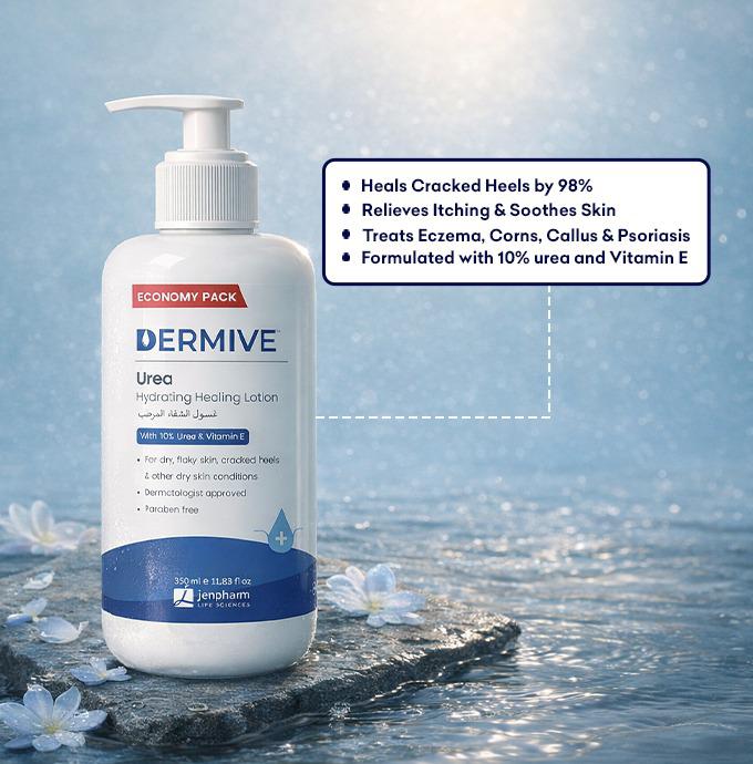 Jenpharm DermiVe Urea Hydrating Healing Lotion