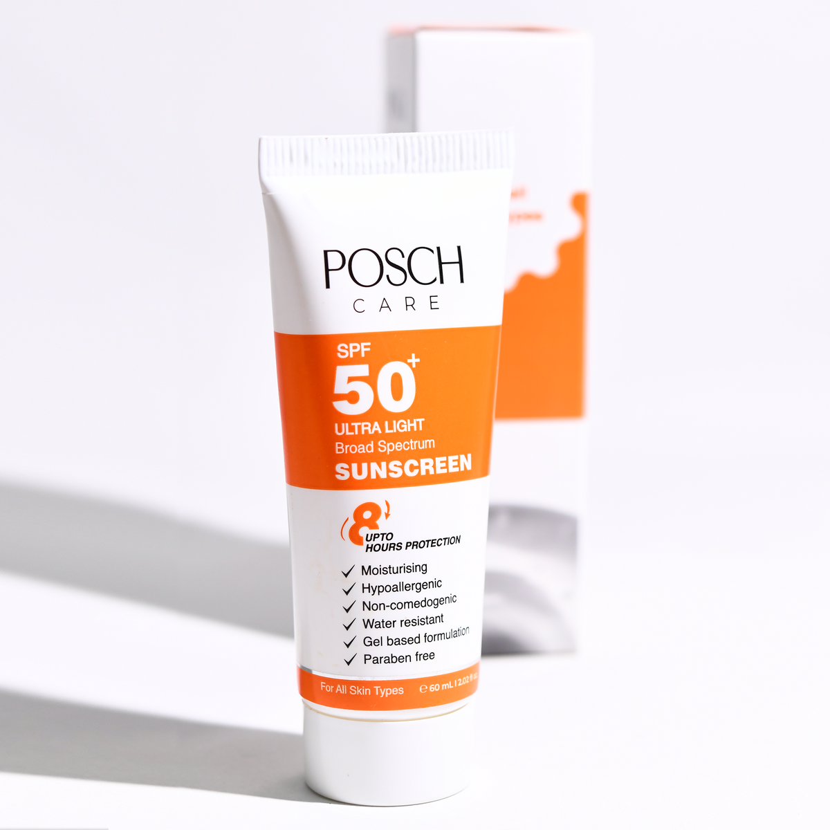 Posch Care Ultra Light Broad Spectrum Sunscreen SPF 50+ 60ml
