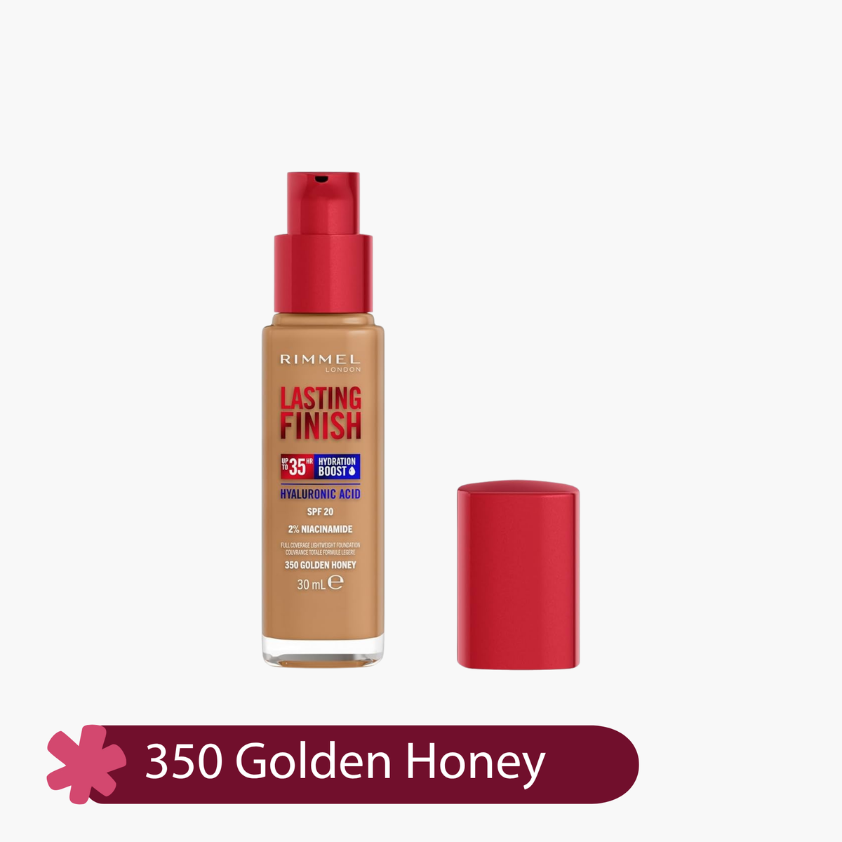 Rimmel Lasting Finish 35HR Full Coverage Lightweight Foundation SPF 20 30ml