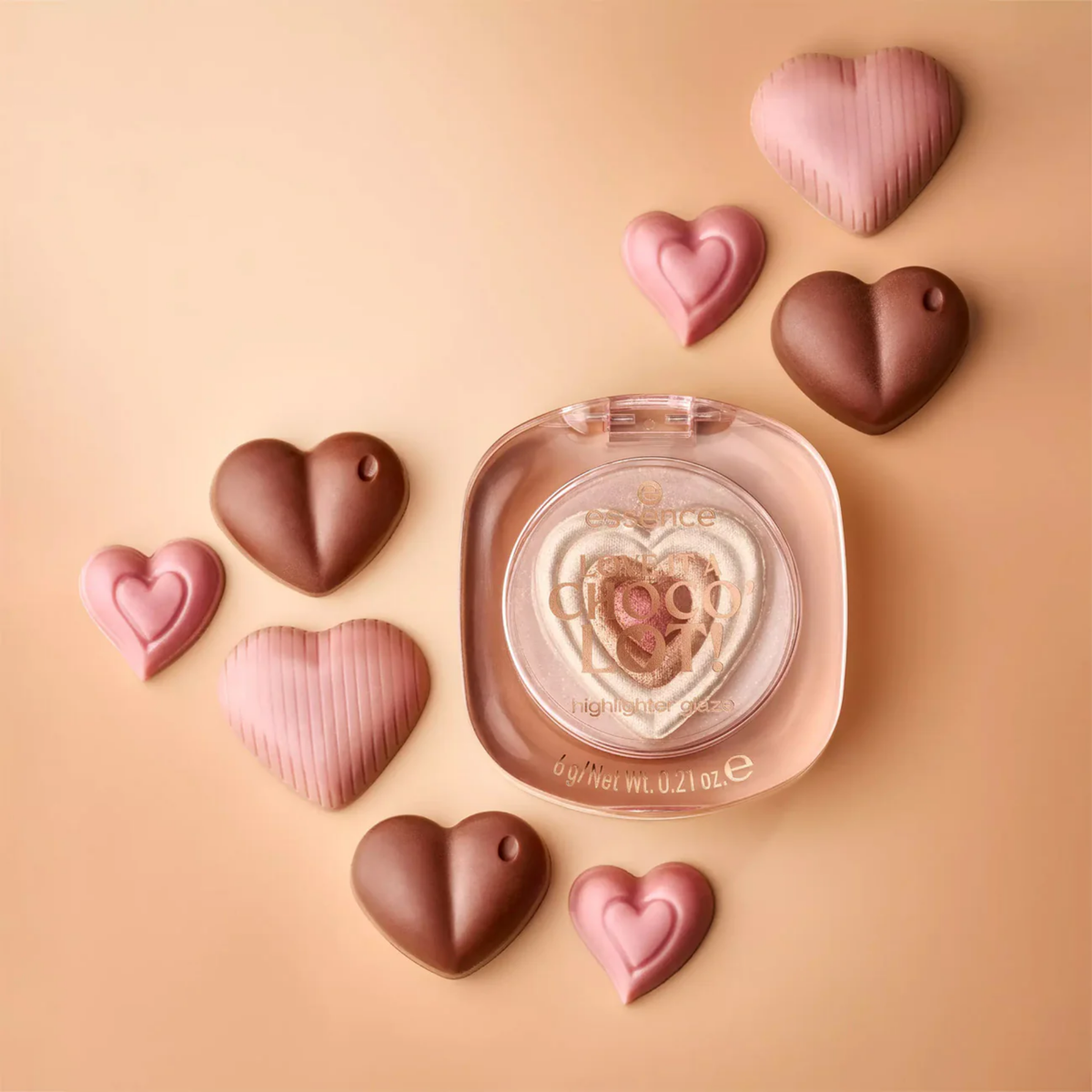 Essence Love It A Choco Lot! Highlighter Glaze 01 Heartbeats & Choco Treats 6ml