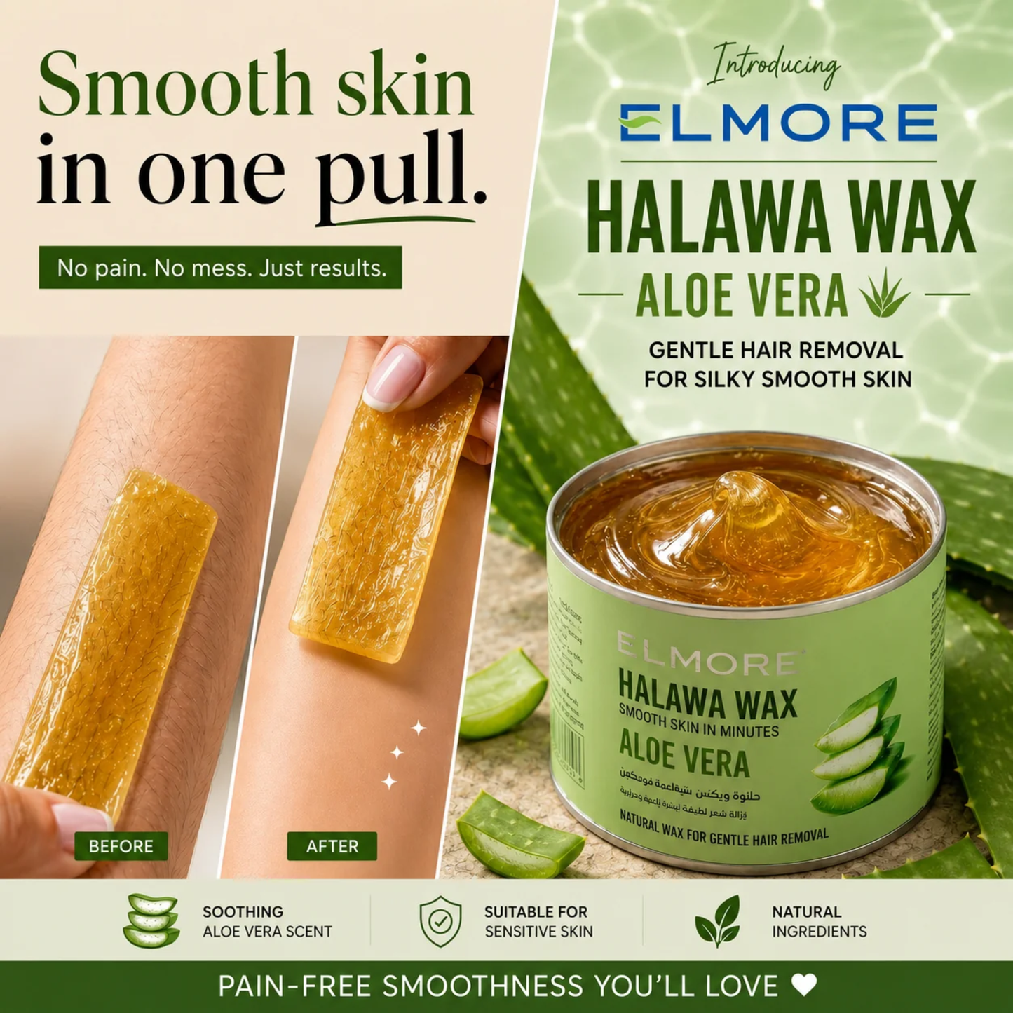 Elmore Halawa Aloe Vera Wax