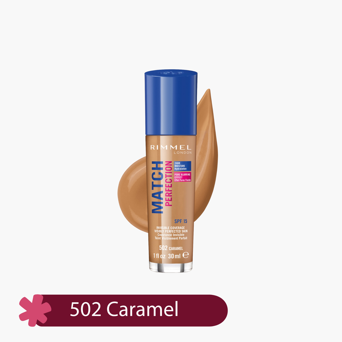 Rimmel Match Perfection Invisible Coverage Foundation SPF 15 30ml