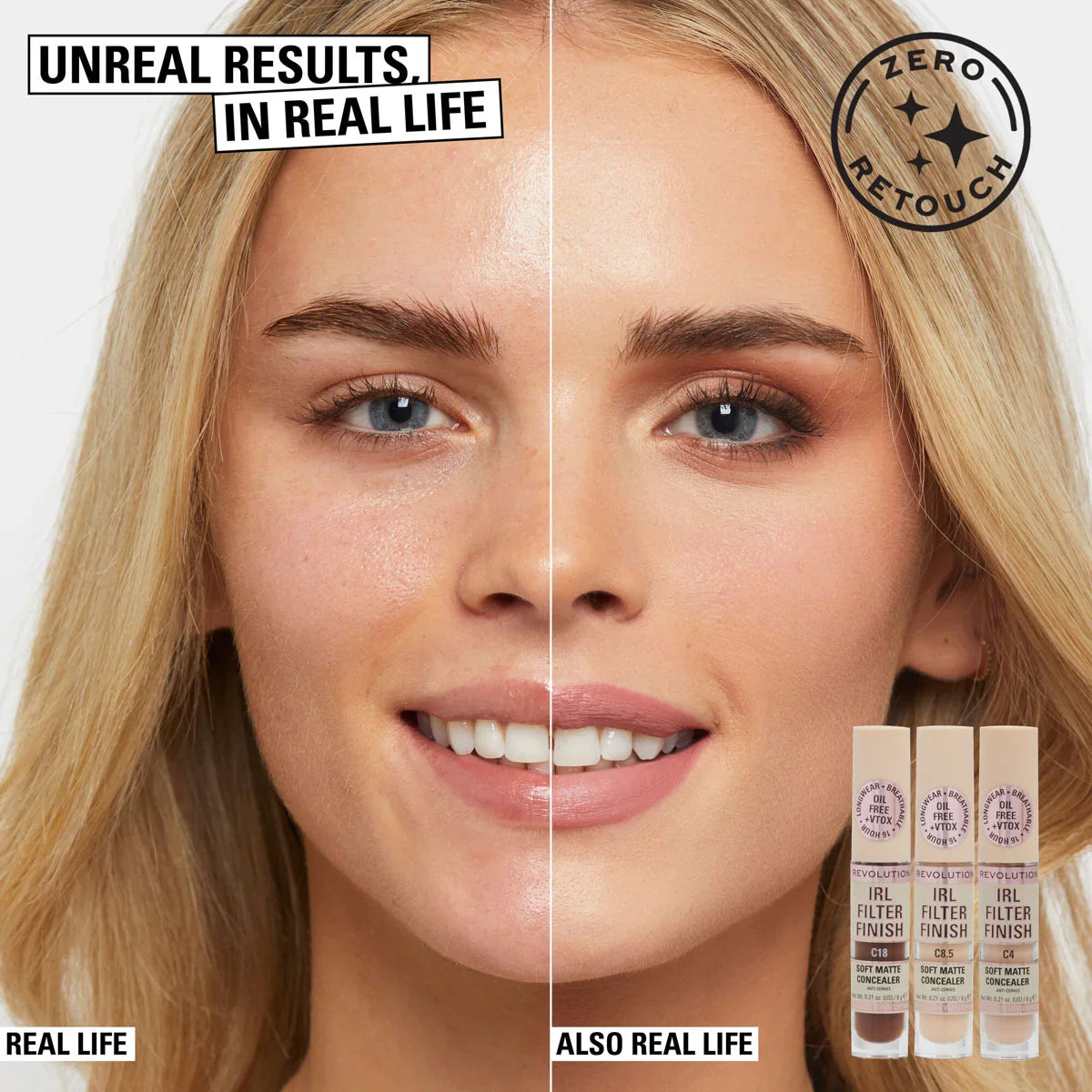 Revolution IRL Filter Finish Soft Matte Concealer 6gm