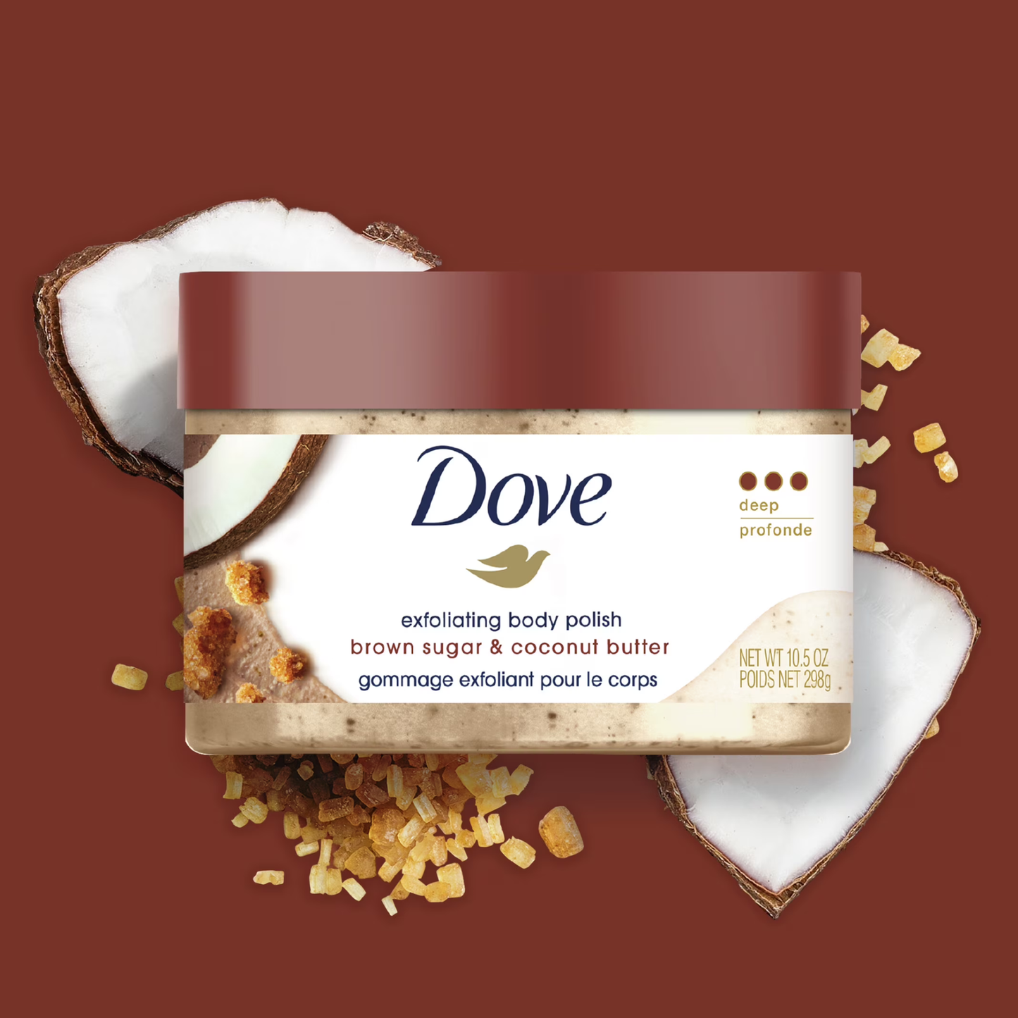 Dove Brown Sugar & Coconut Butter Exfoliating Body Polish Scrub