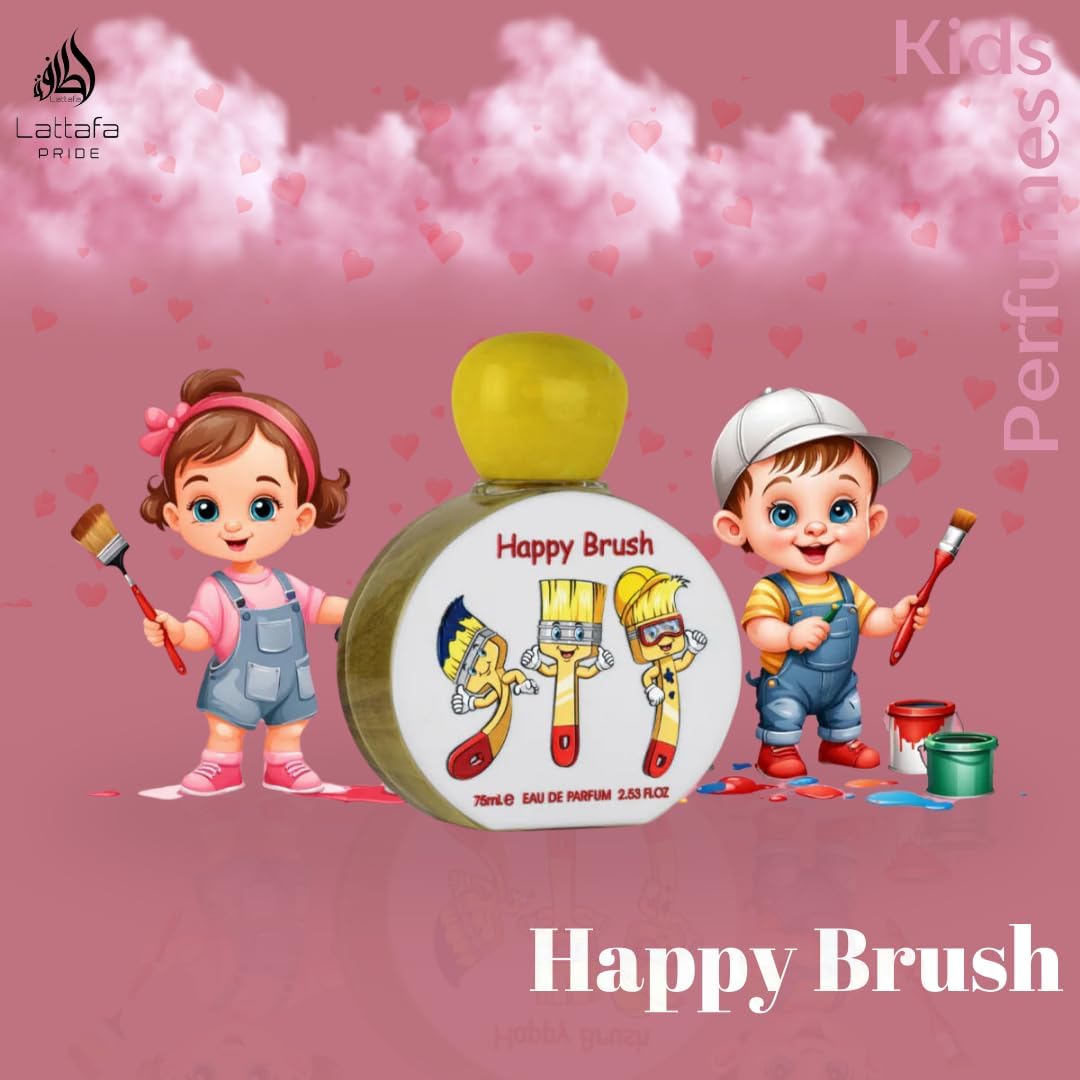 Lattafa Pride Happy Brush Eau De Parfum For Kids 75ml