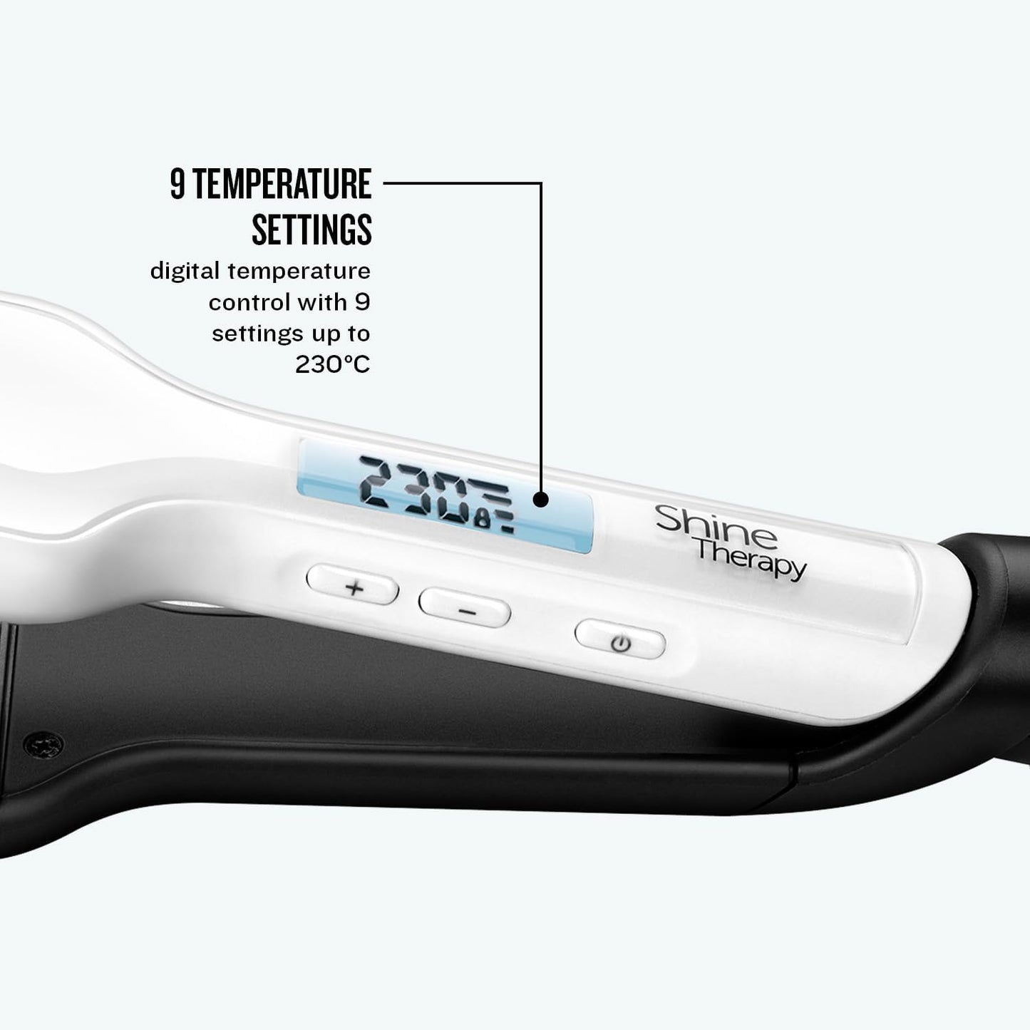 Remington Hair Straightener Shine Therapy Wide Plate S8550