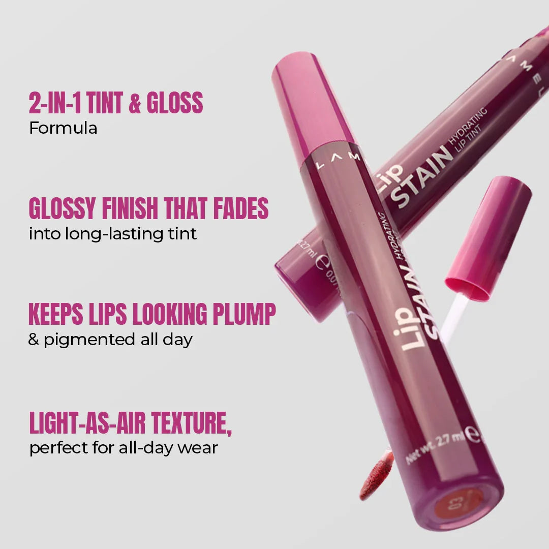Lamel Lip Stain Hydrating Lip Tint 2.7ml