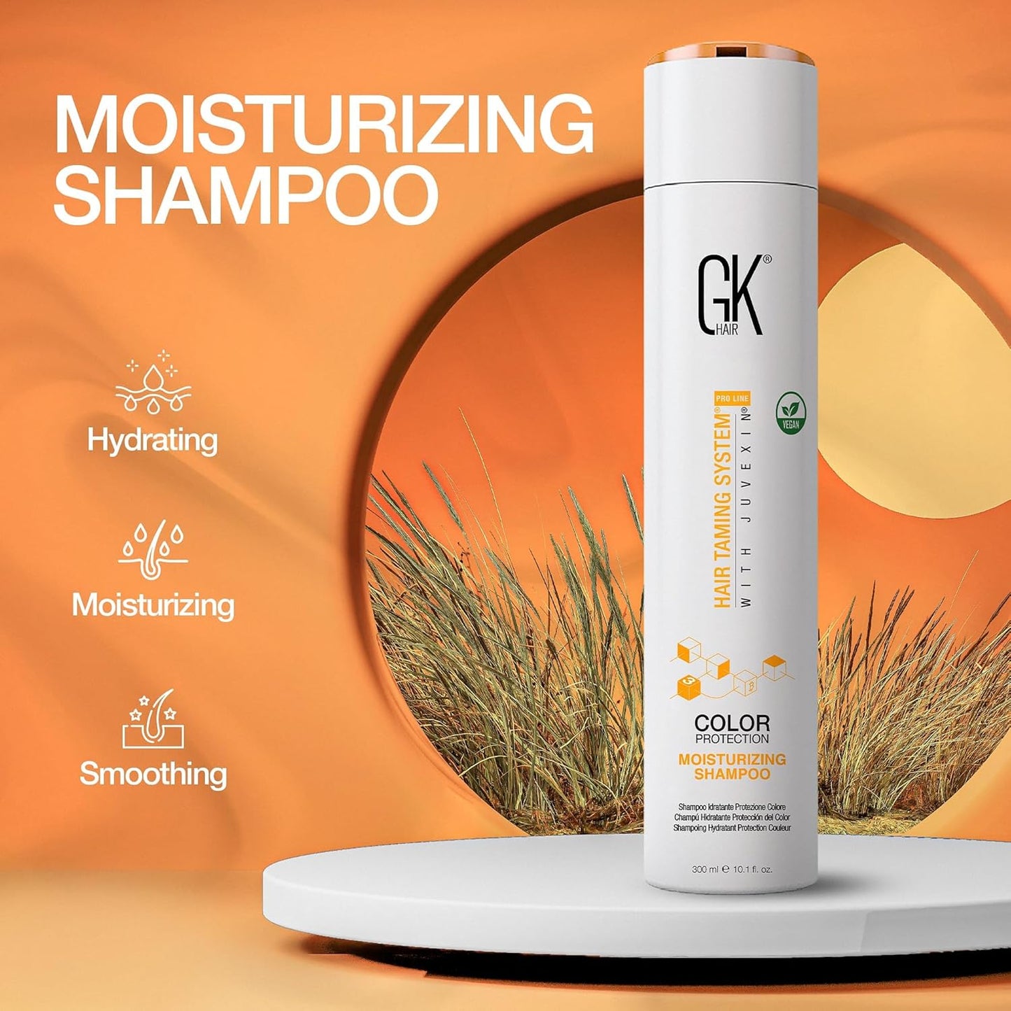 GK Hair Color Protection Taming System Moisturizing Shampoo 300ml