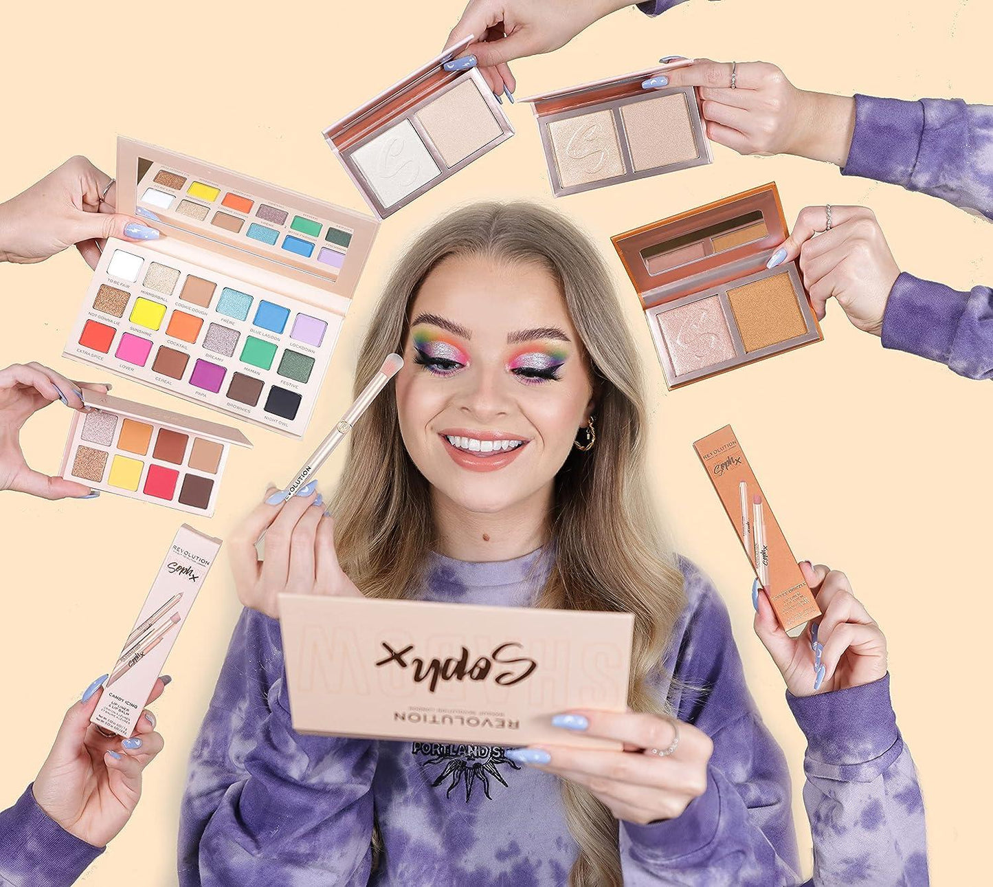 Revolution Soph Highlighter Palette 16gm