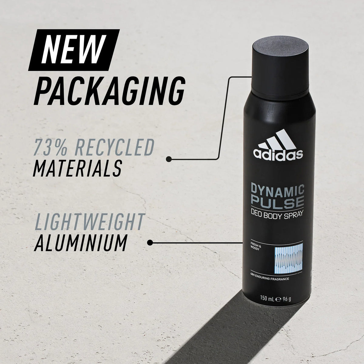 Adidas Dynamic Pulse Fresh & Woody Deo Body Spray 150ml