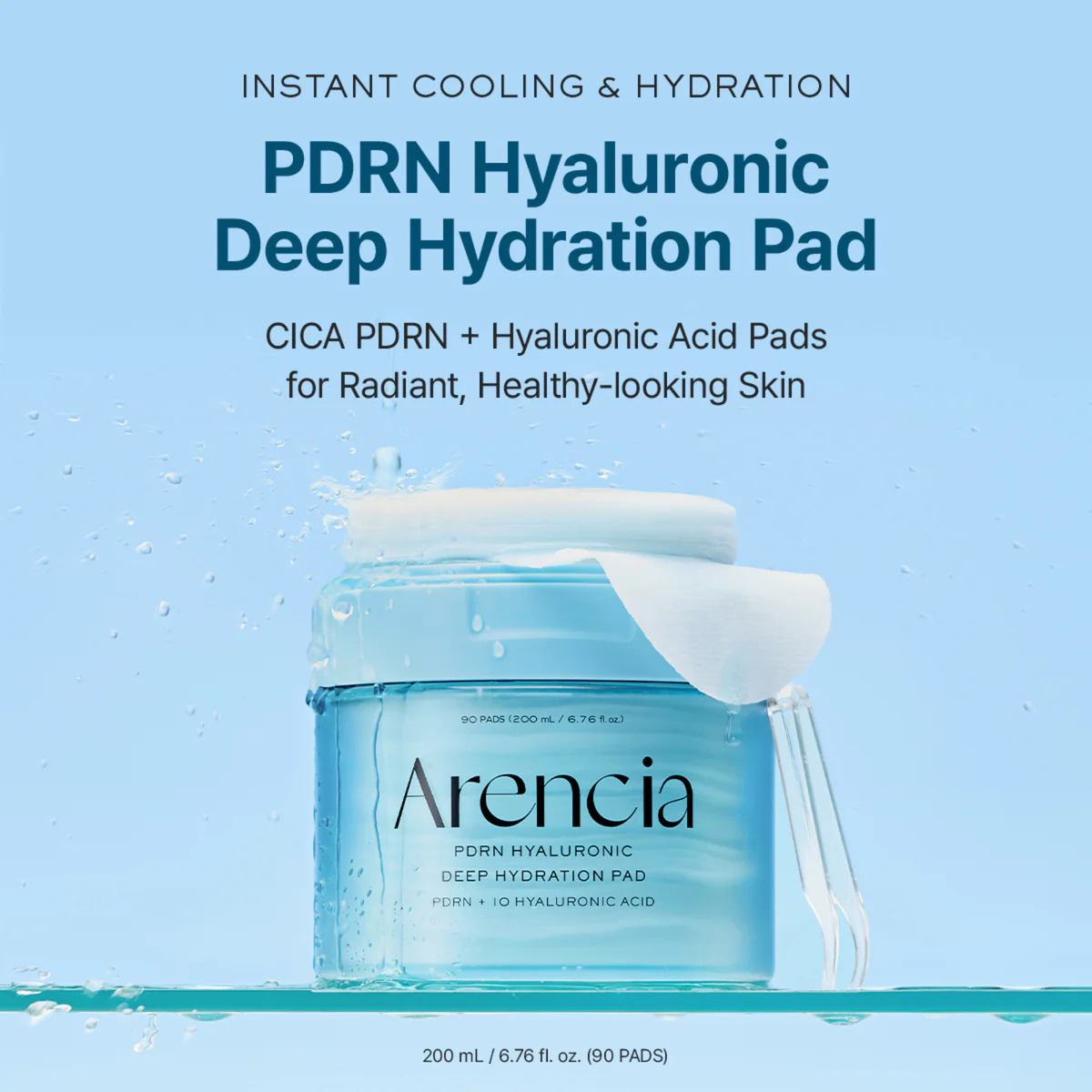 Arencia PDRN + Hyaluronic Deep Hydration Pads