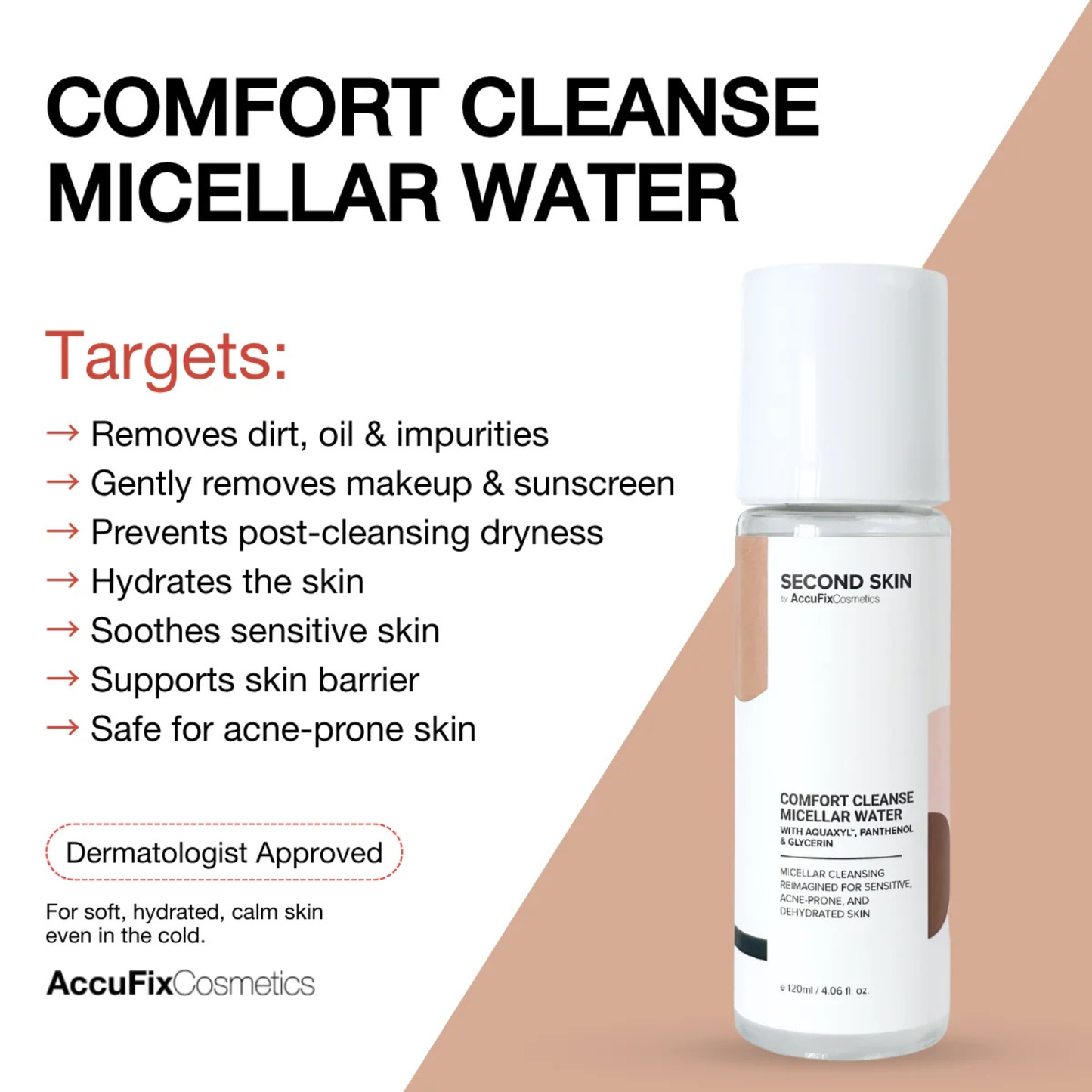 AccuFix Cosmetics Comfort Cleanse Micellar Water