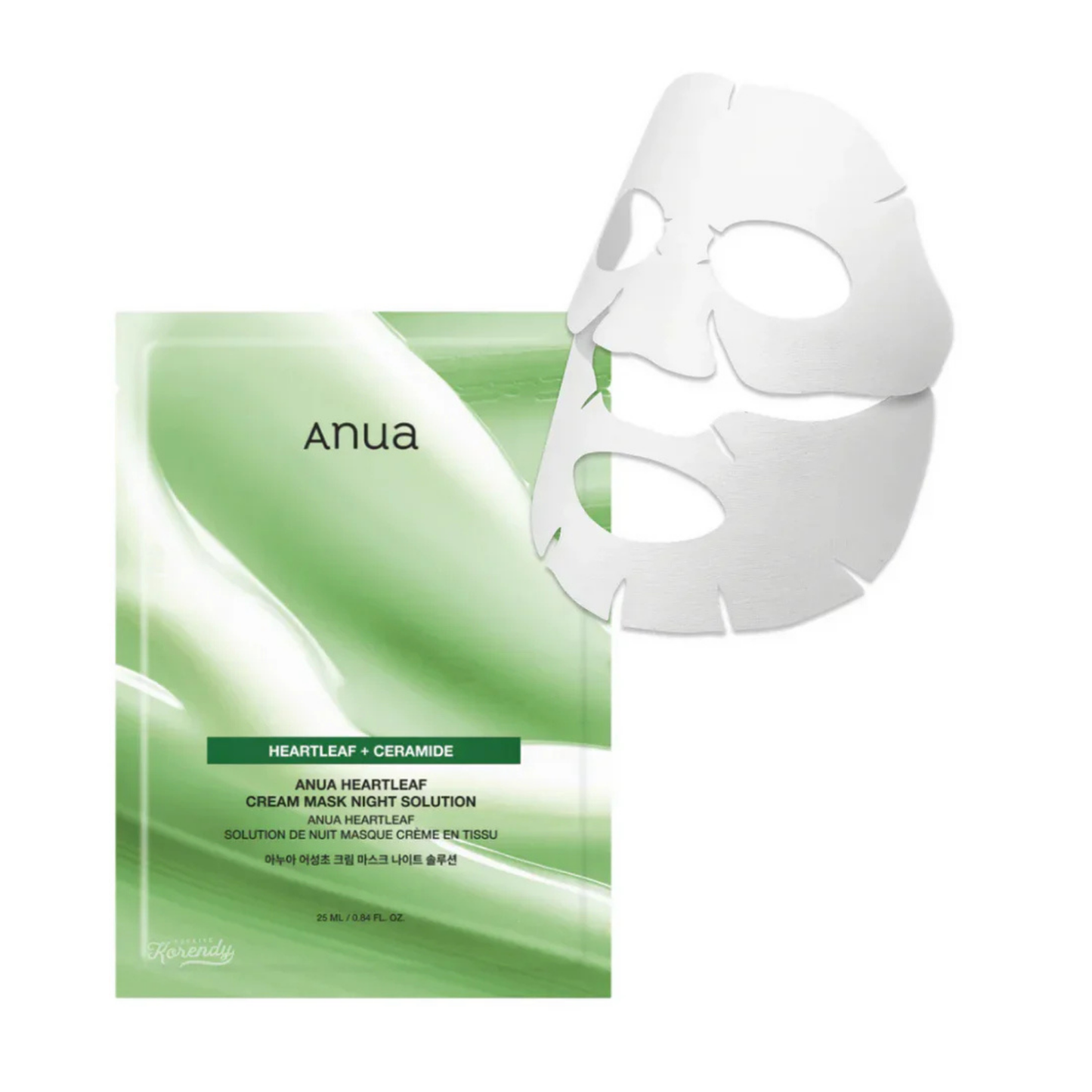 Anua Heartleaf Cream Sheet Mask Night Solution