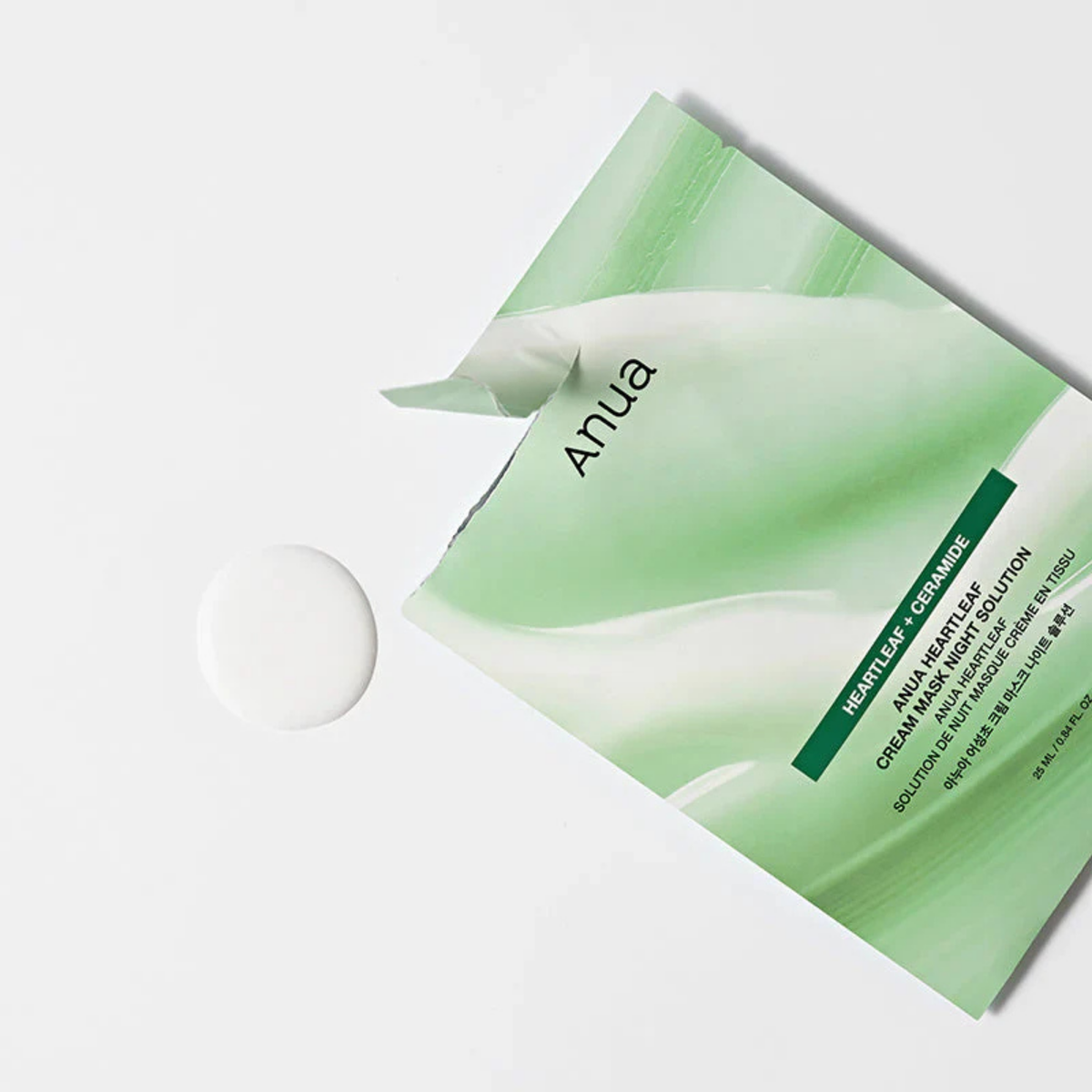 Anua Heartleaf Cream Sheet Mask Night Solution