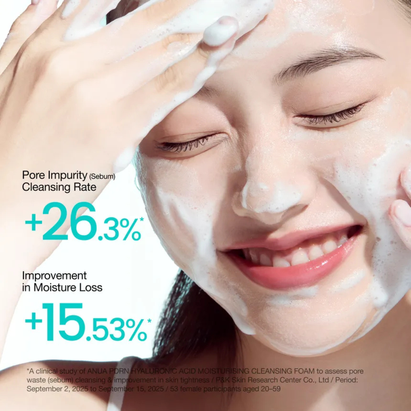 Anua PDRN Hyaluronic Acid Moisturizing Cleansing Foam 150ml