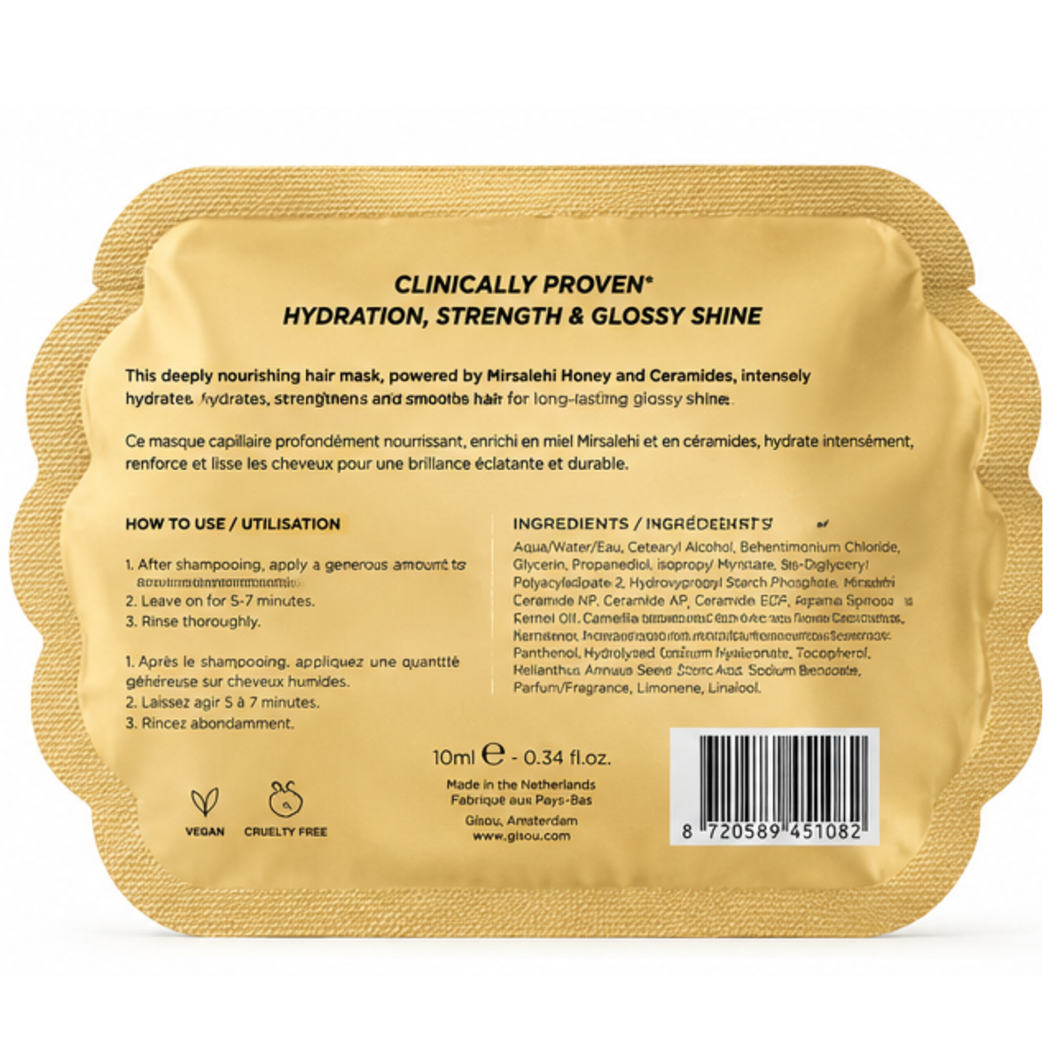 Gisou Honey Gloss Ceramide Therapy Hair Mask