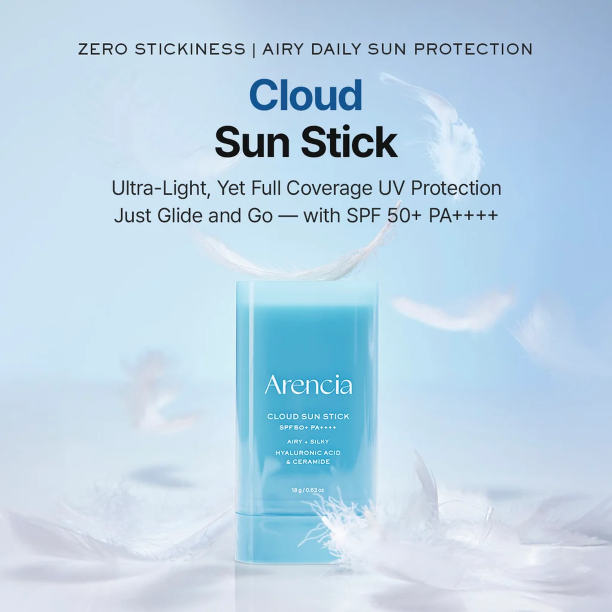 Arencia Cloud Sun Stick SPF 50+ PA++++