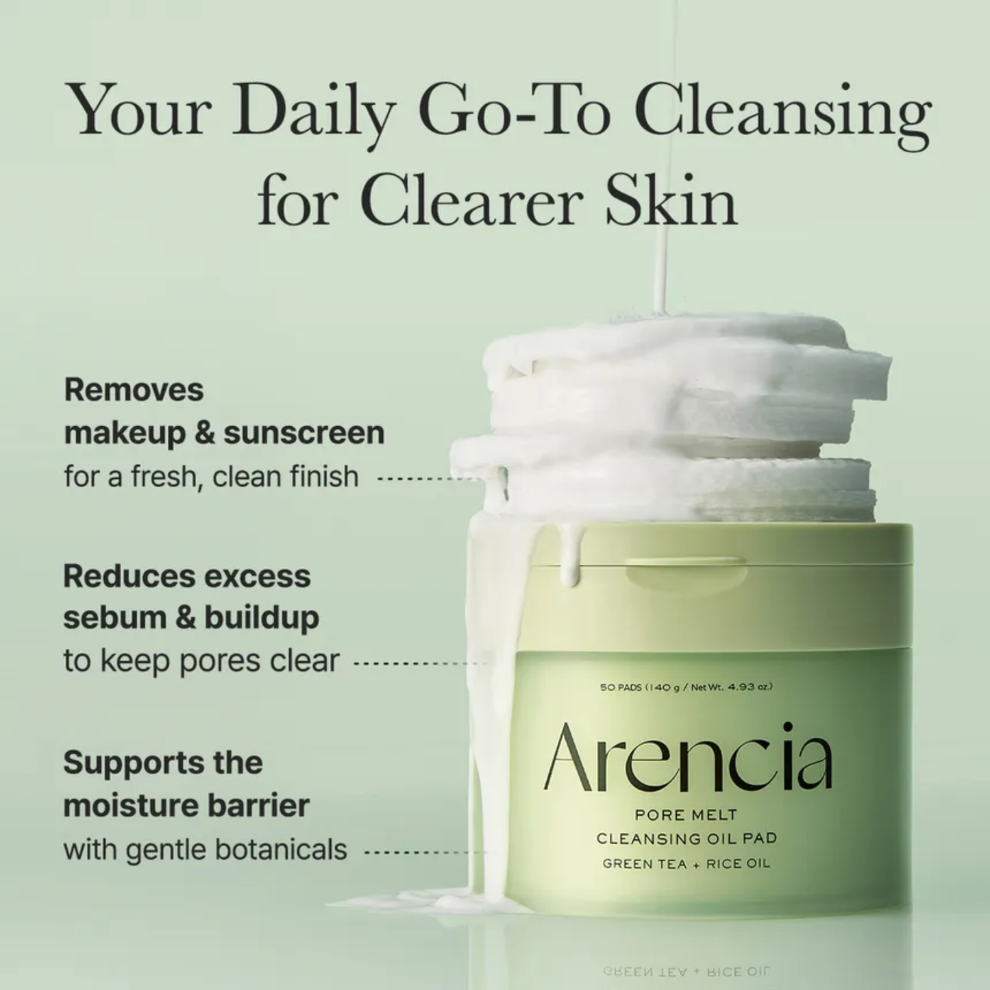 Arencia Pore Melt Cleansing Oil Pad