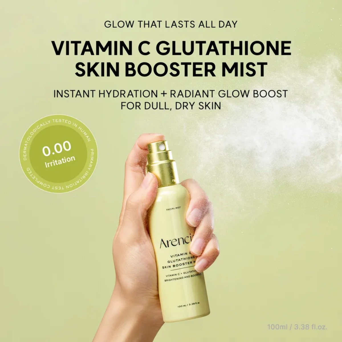 Arencia Vitamin C & Glutathione Skin Booster Mist