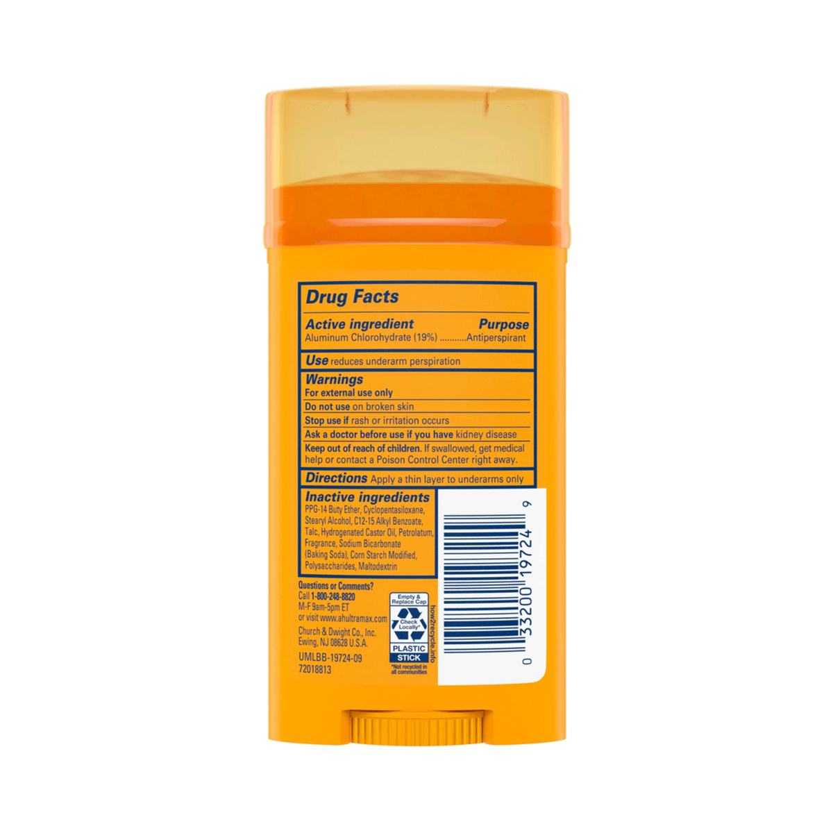 Arm & Hammer UltraMax Solid Antiperspirant Fresh Deodorant