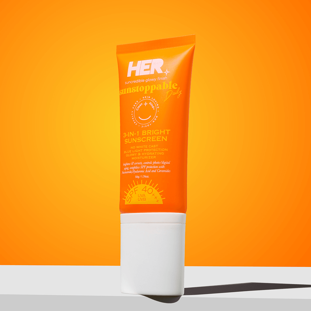 Her Beauty Sunstoppable Daily 3-In-1 Bright Sunscreen SPF 40+++ 50gm