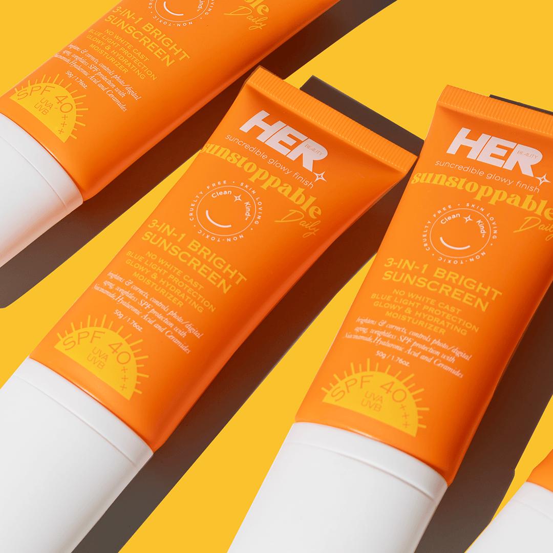 Her Beauty Sunstoppable Daily 3-In-1 Bright Sunscreen SPF 40+++ 50gm
