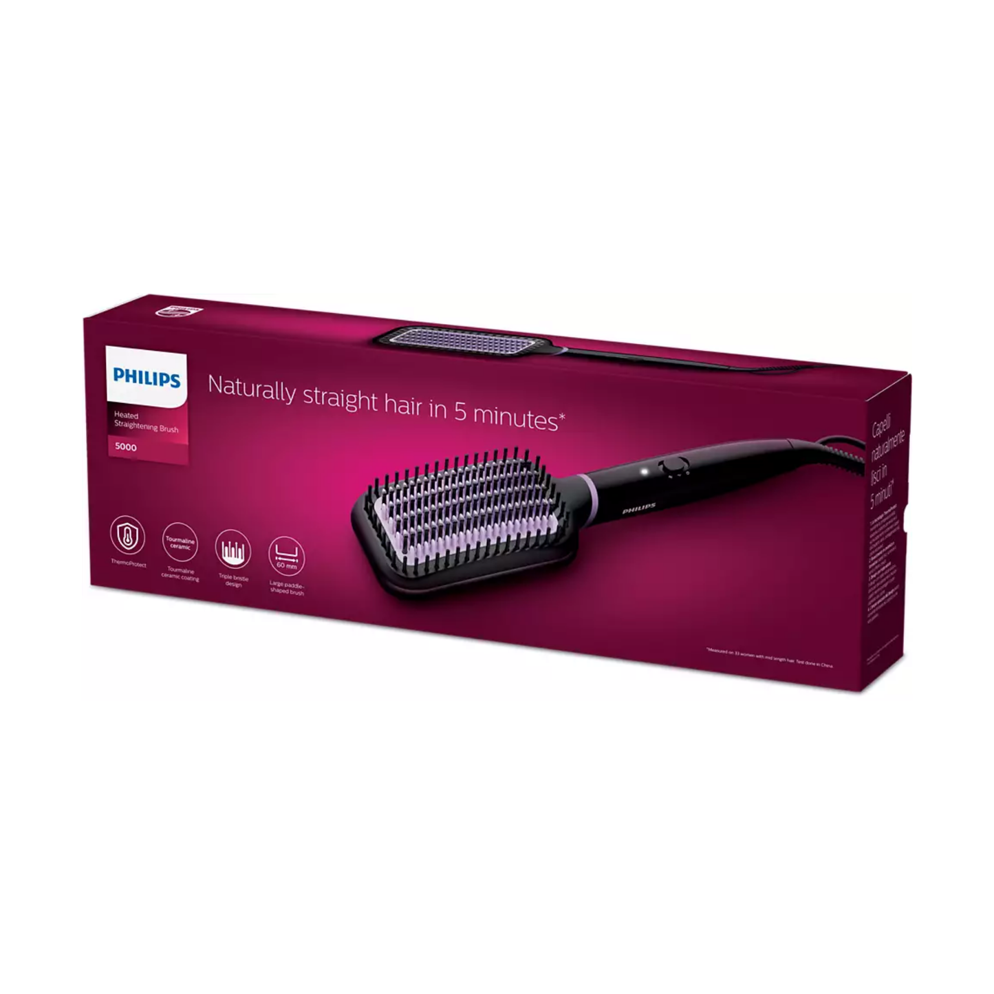 Philips StyleCare Essential Heated Straightening Brush BHH880/03