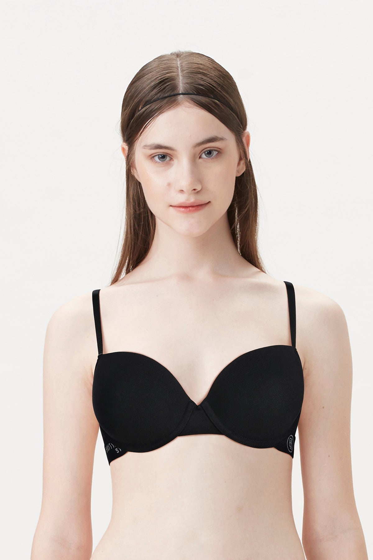 BLS Cheree Wired And Padded Cotton Bra Black