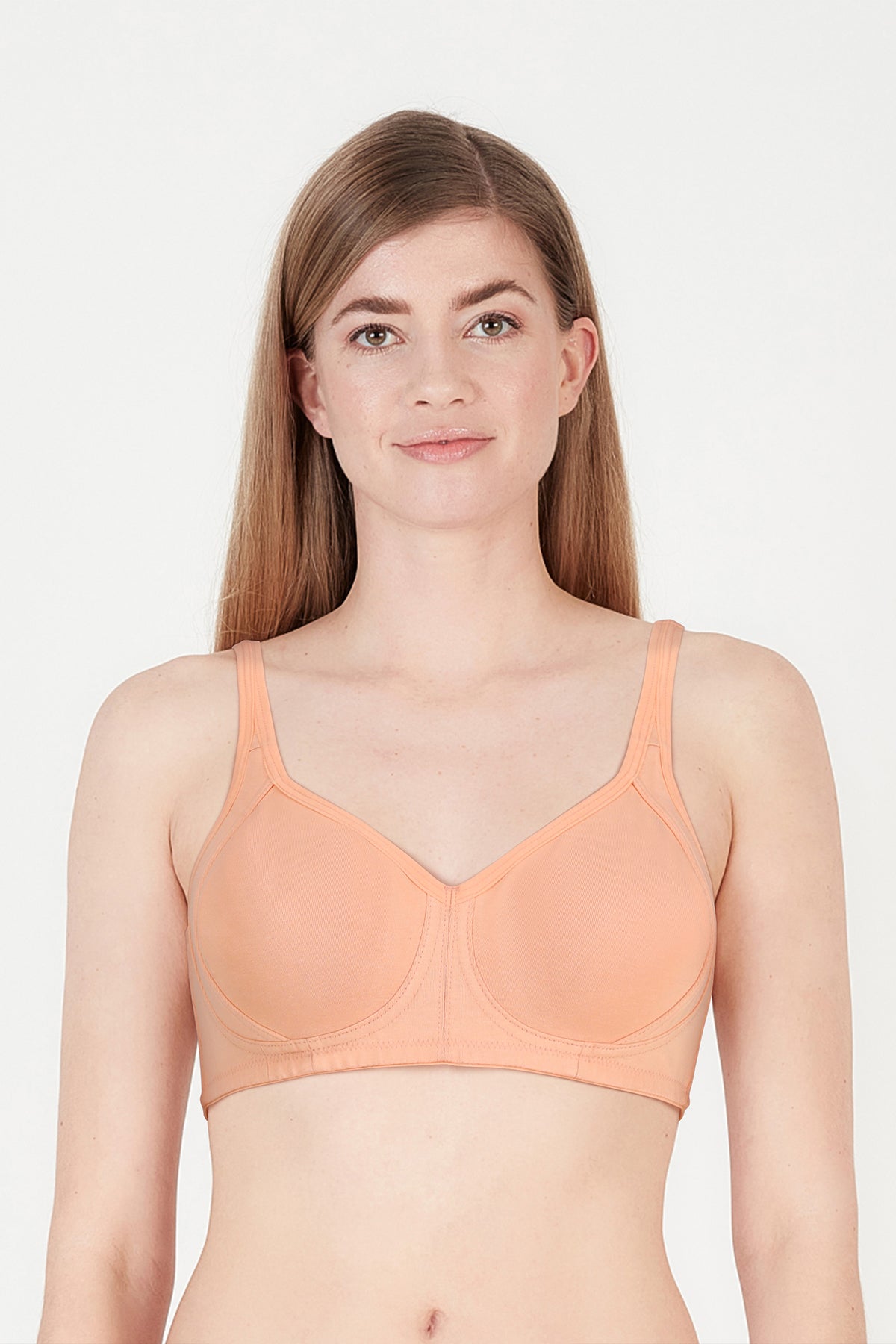BLS Calantha Non Wired And Non Padded Cotton Bra Salmon