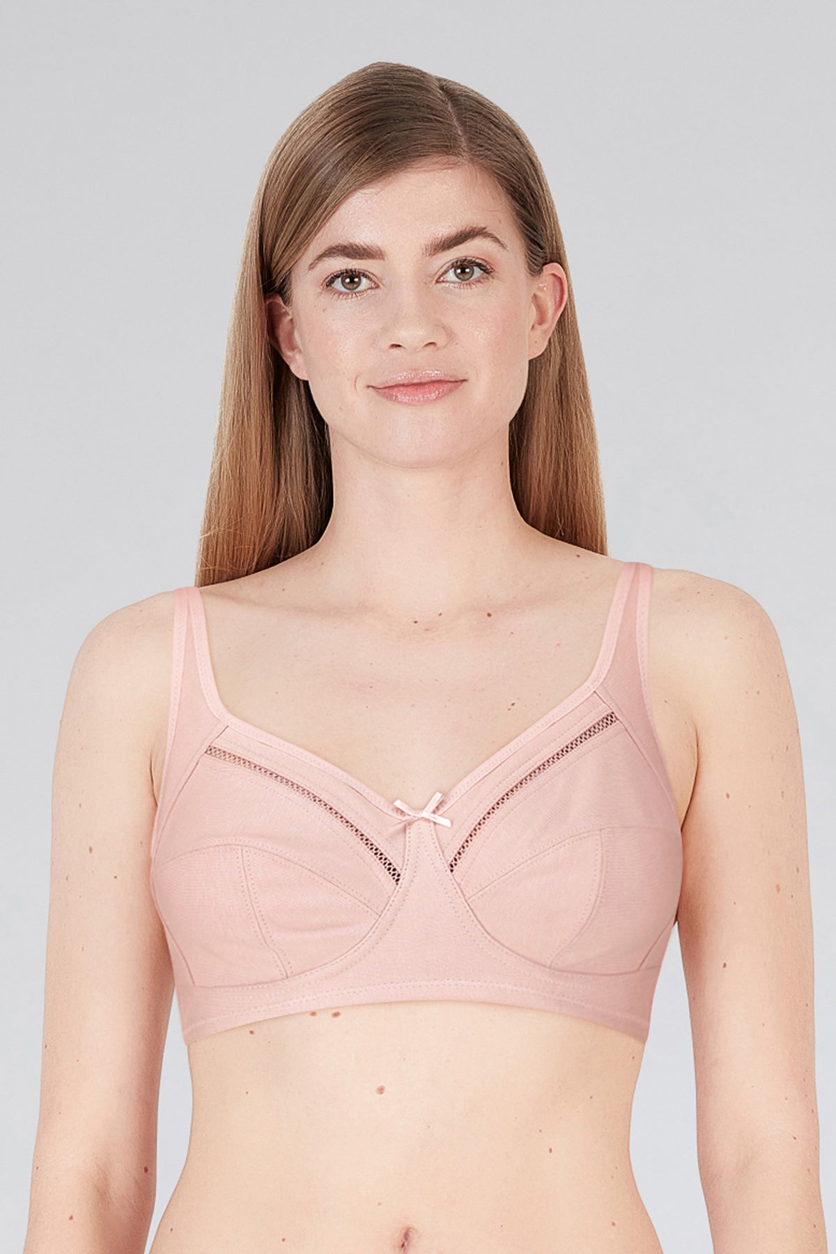 BLS Cali Non Wired And Non Padded Cotton Bra Pink