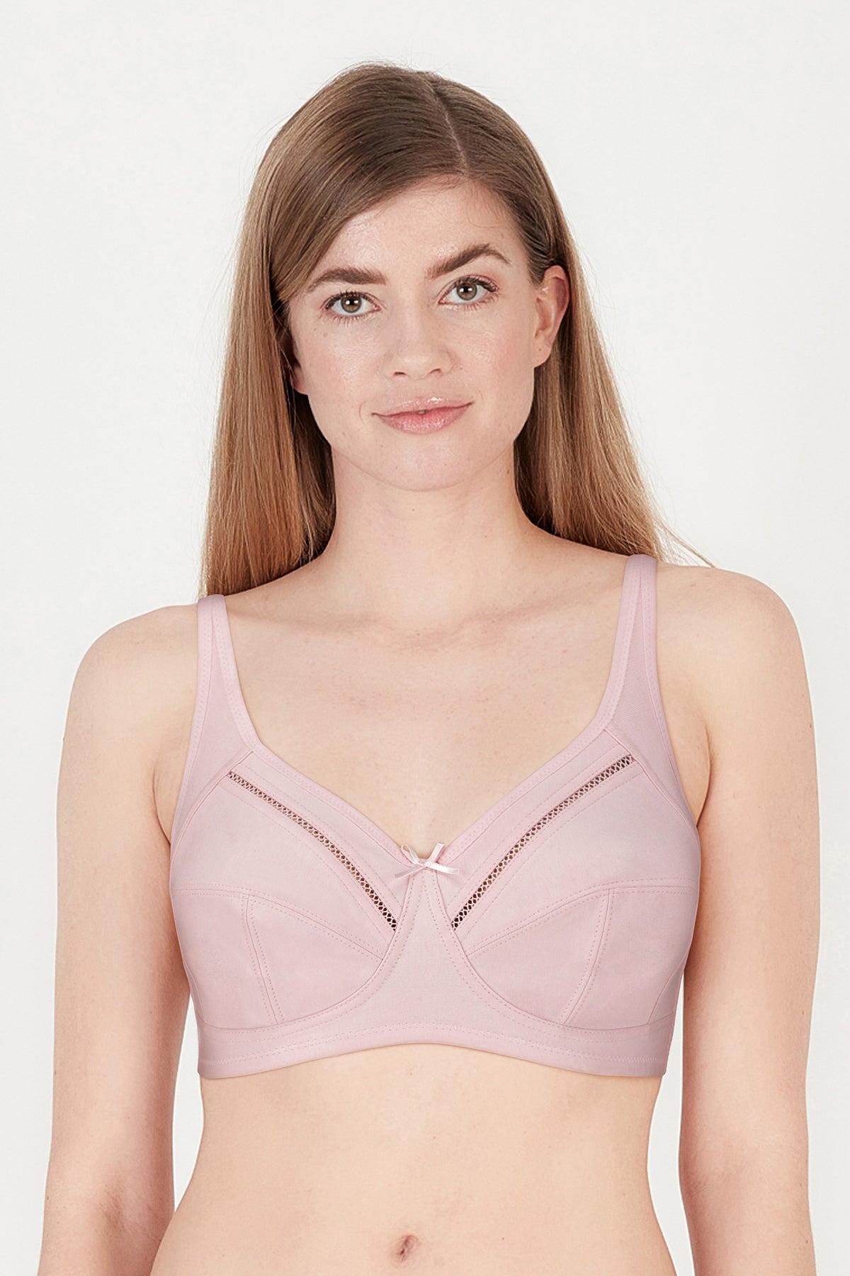 BLS Cali Non Wired And Non Padded Cotton Bra Soft Pink