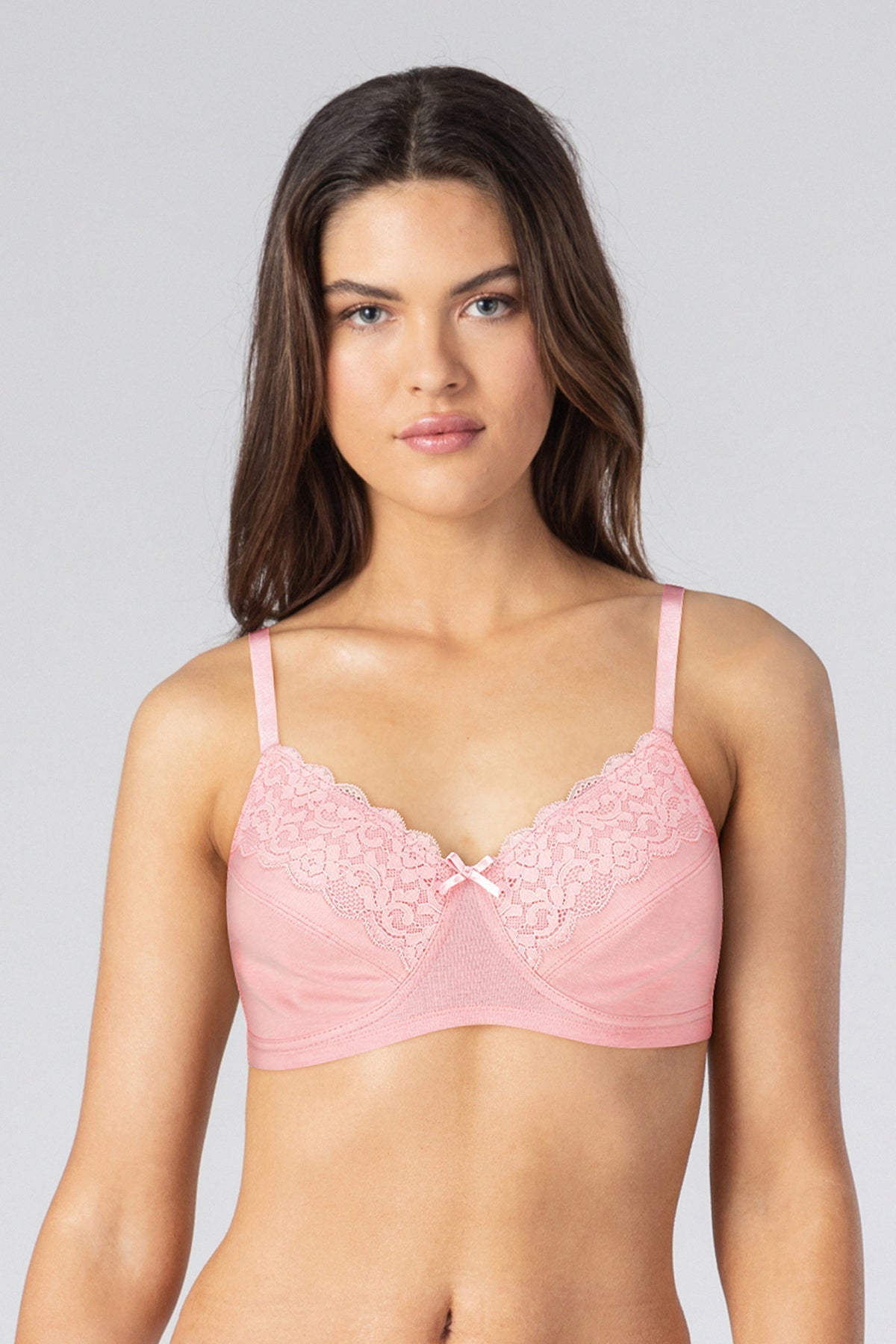 BLS Caprina Non Wired And Non Padded Cotton Bra Cosmo Pink