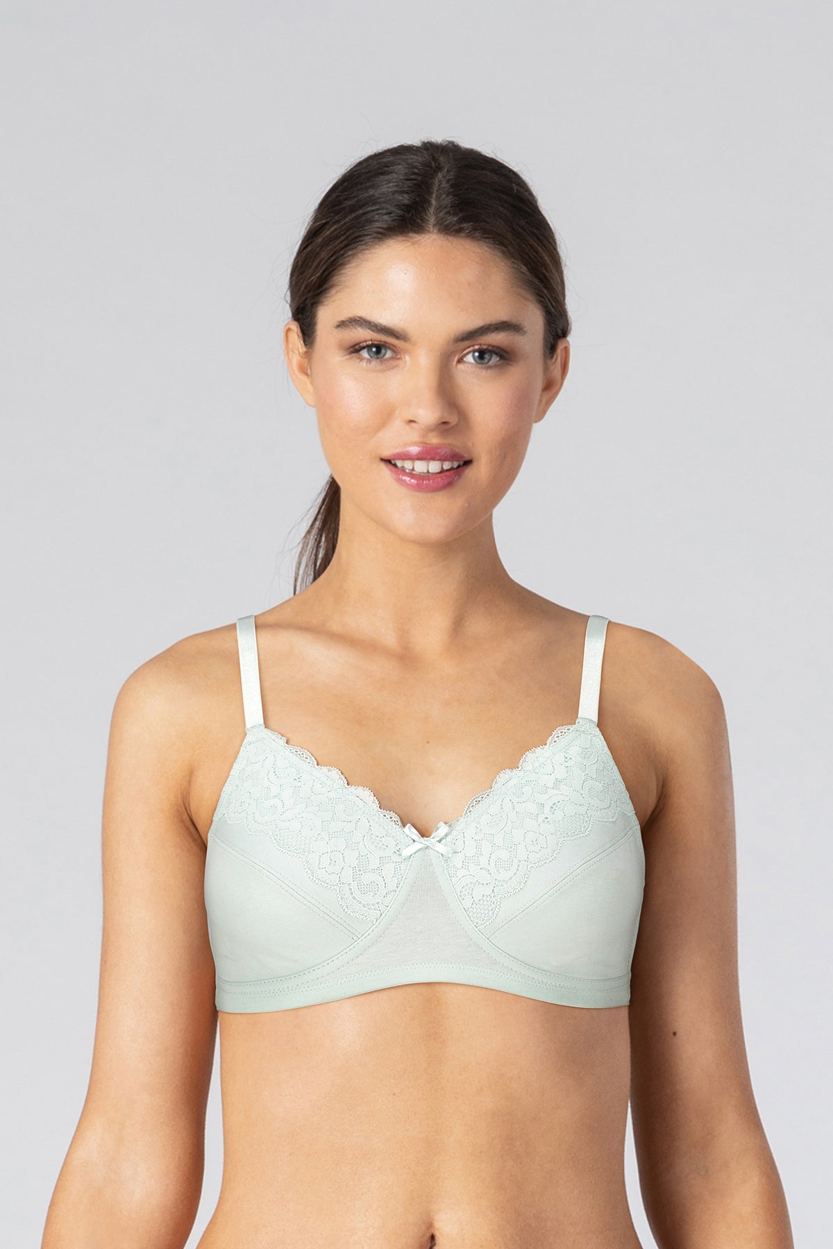 BLS Caprina Non Wired And Non Padded Cotton Bra Mint
