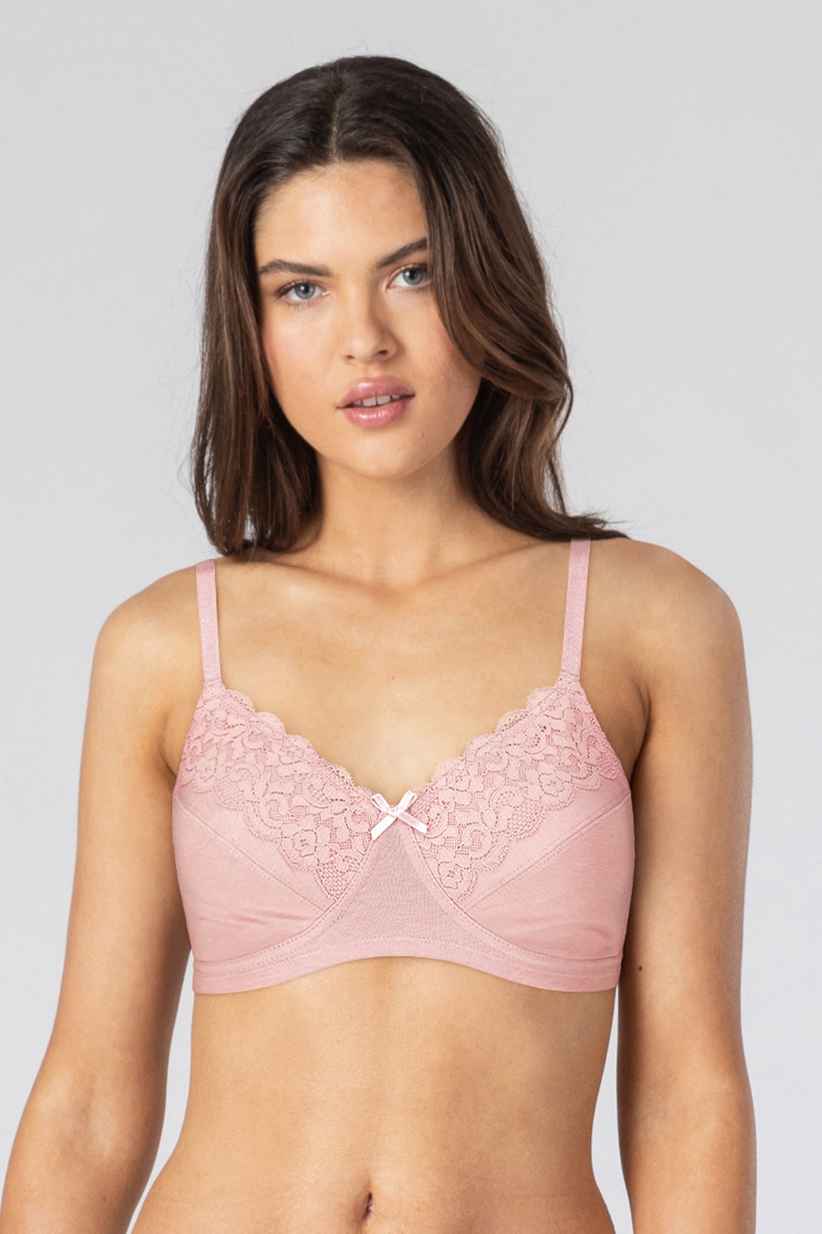 BLS Caprina Non Wired And Non Padded Cotton Bra Soft Pink