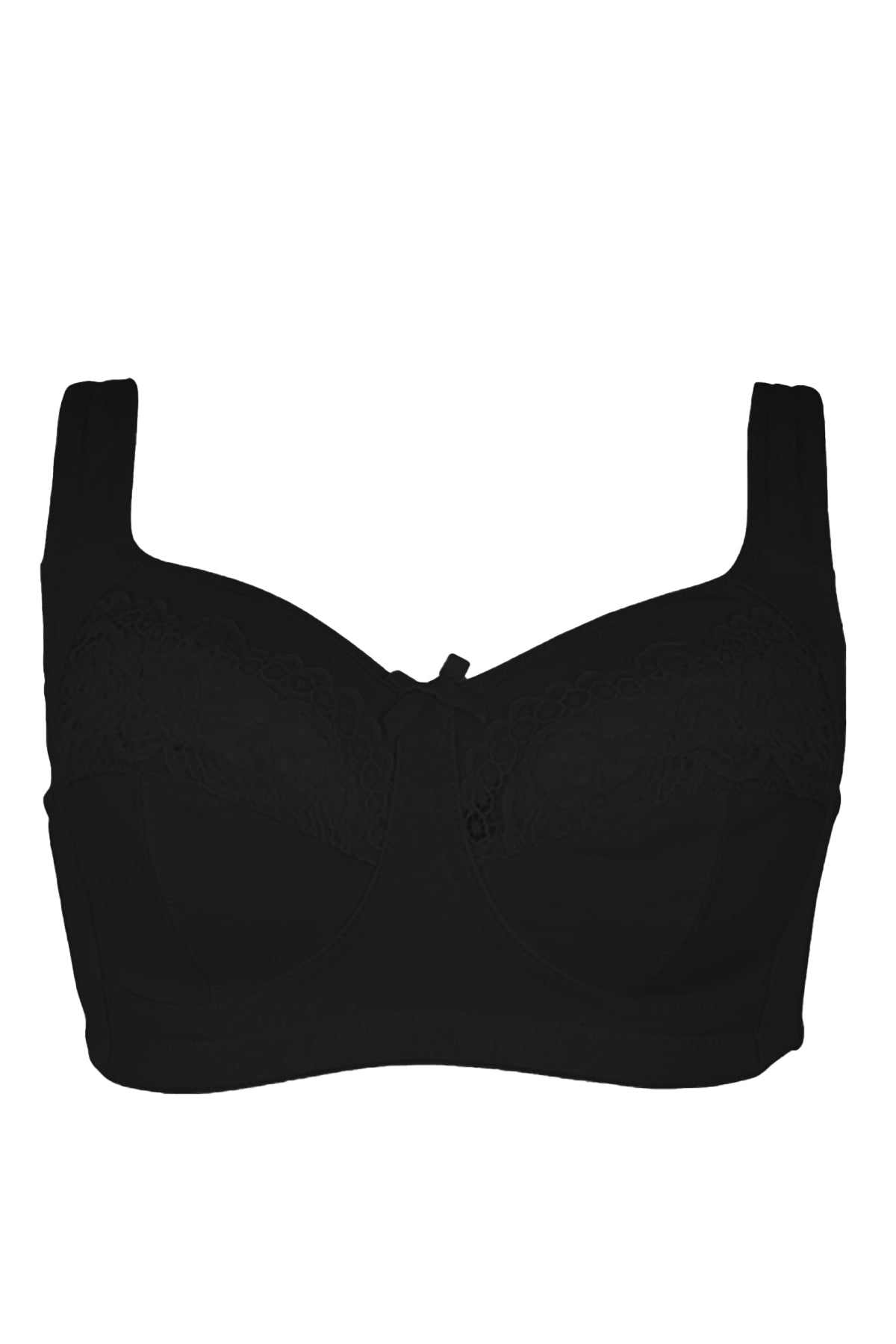 BLS Cece Non Wired And Non Padded Cotton Bra Black