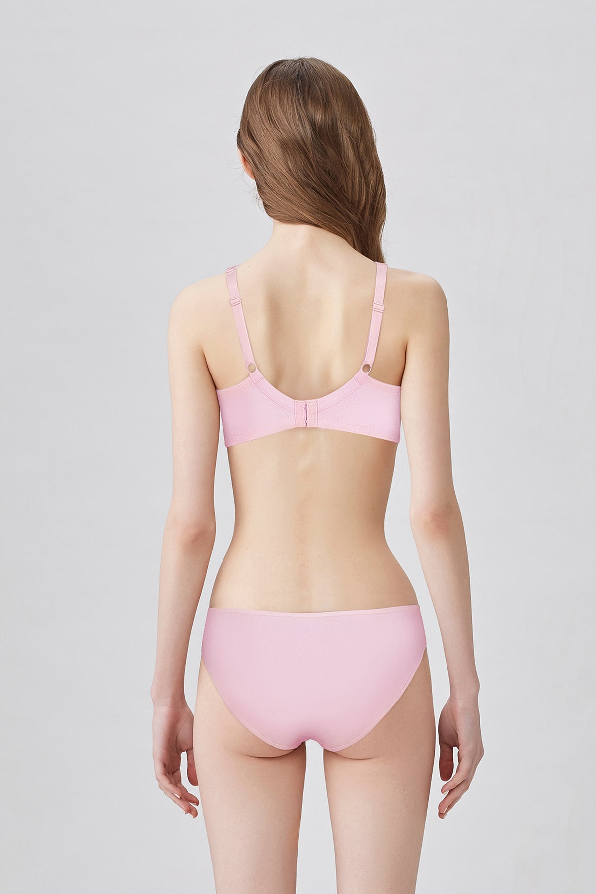 BLS Cece Non Wired And Non Padded Cotton Bra Pink
